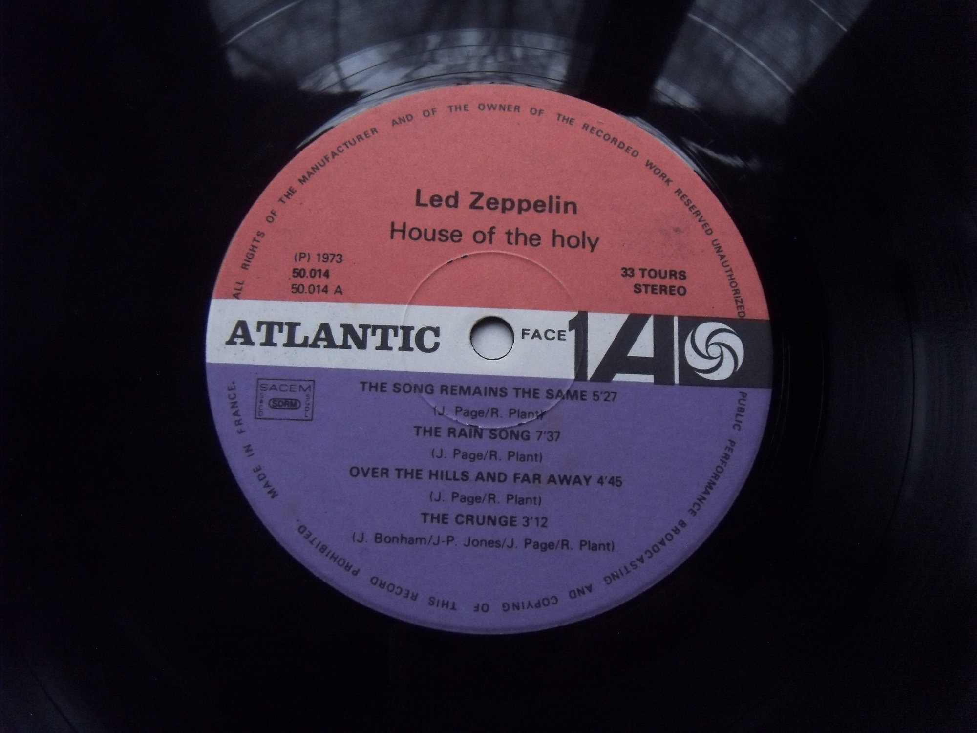 LED ZEPPELIN Houses of the holy 2 LED ZEPPELIN Houses of the holy 2