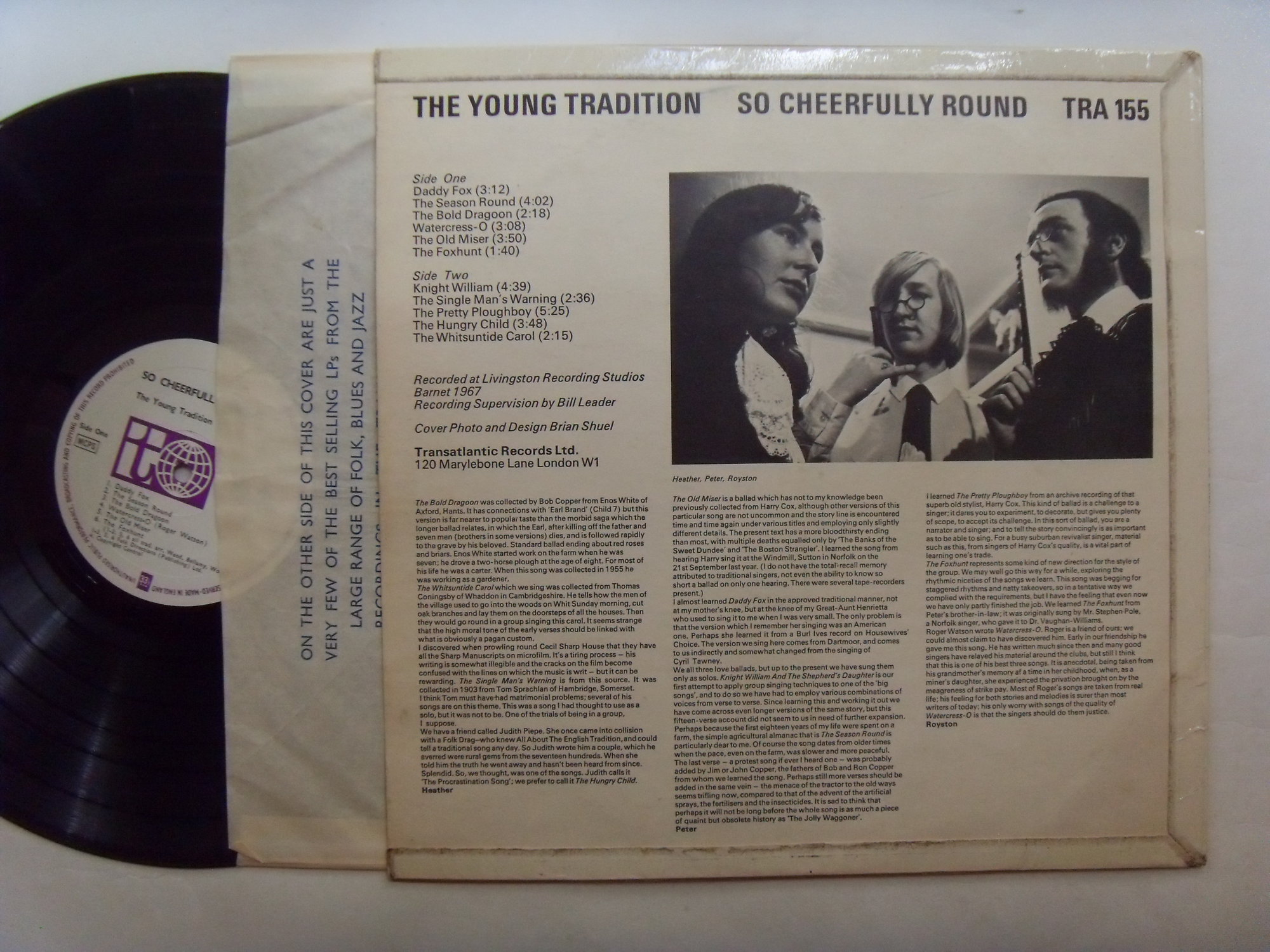 THE YOUNG TRADITION So Cheerfully Round 2 THE YOUNG TRADITION So Cheerfully Round 2