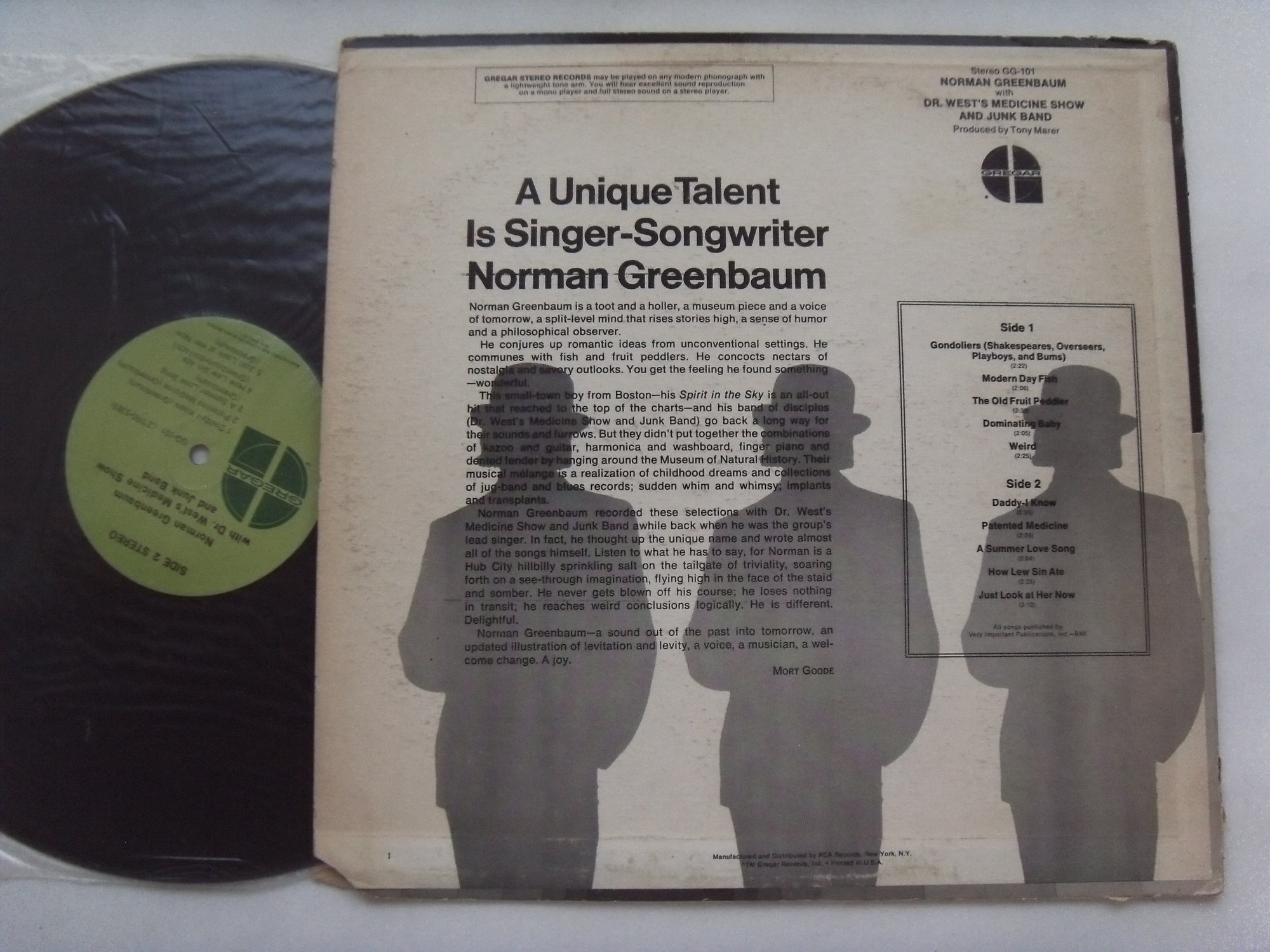 Norman GREENBAUM Dr.West's Medicine Show And Junk Band 2 Norman GREENBAUM Dr.West's Medicine Show And Junk Band 2