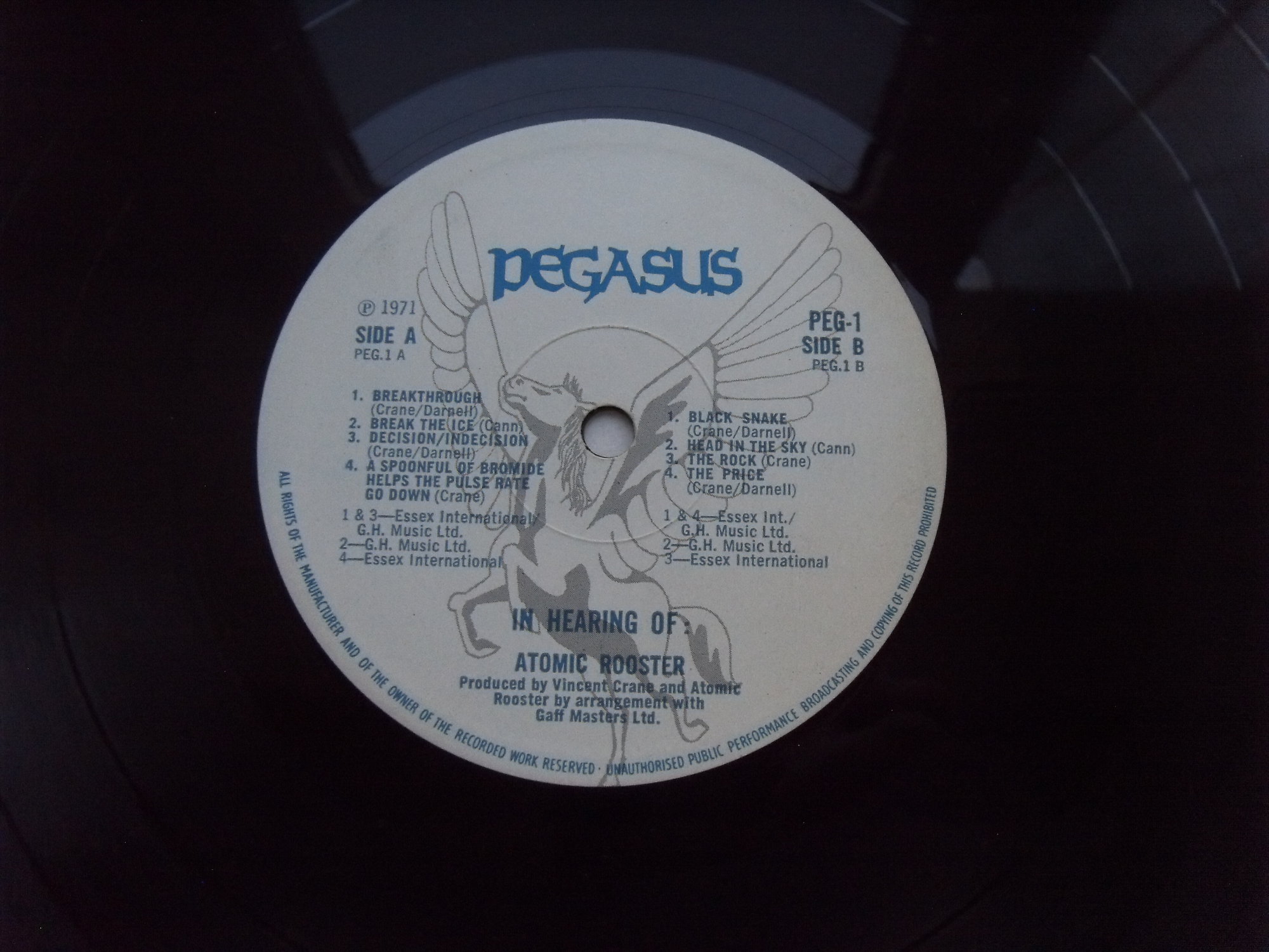 ATOMIC ROOSTER In Hearing of 2 ATOMIC ROOSTER In Hearing of 2