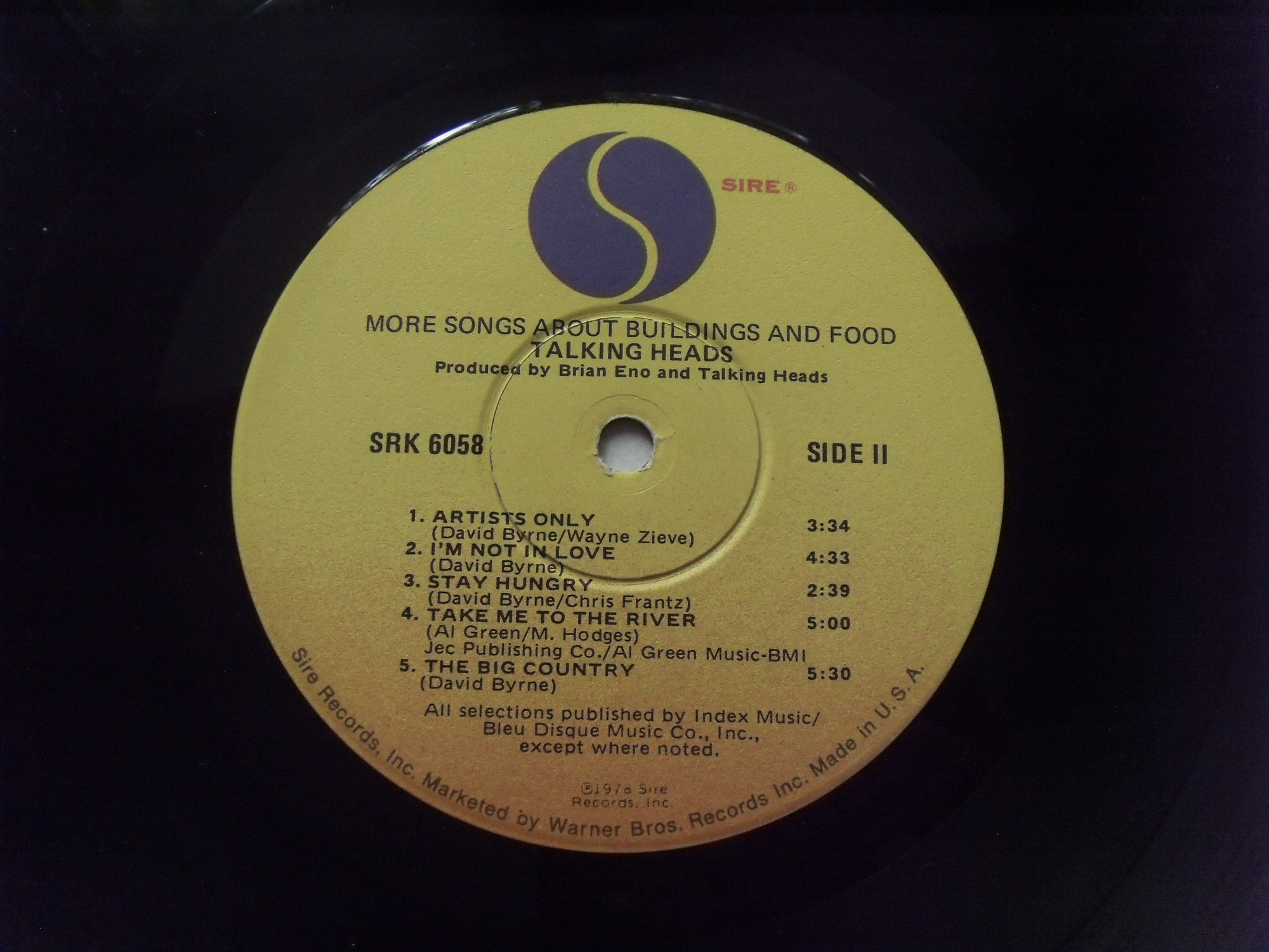 TALKING HEADS More songs about buildings and food 2 TALKING HEADS More songs about buildings and food 2