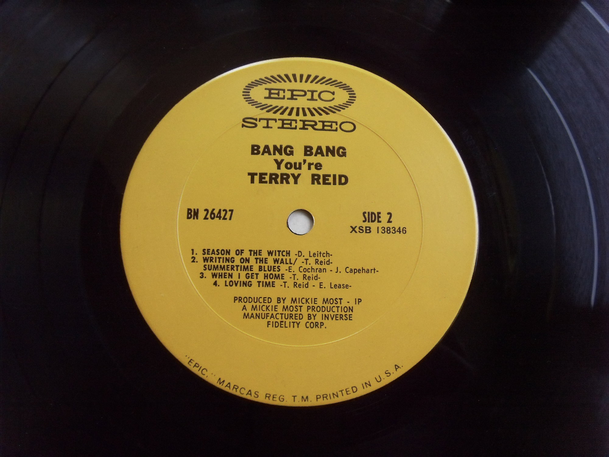 Terry REID Bang Bang You're Terry Reid 2 Terry REID Bang Bang You're Terry Reid 2