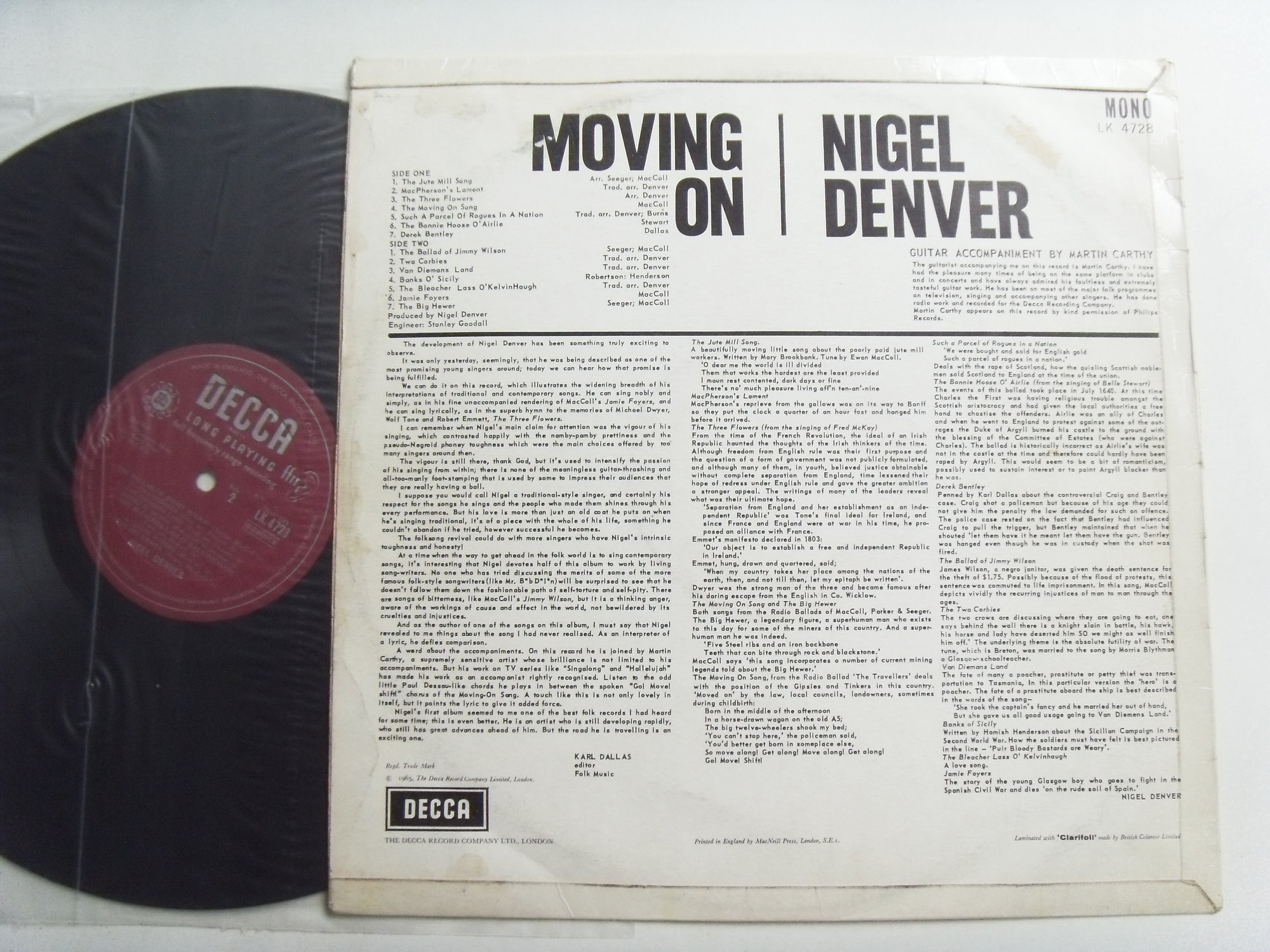 Nigel DENVER & Martin CARTHY Moving on 2 Nigel DENVER & Martin CARTHY Moving on 2