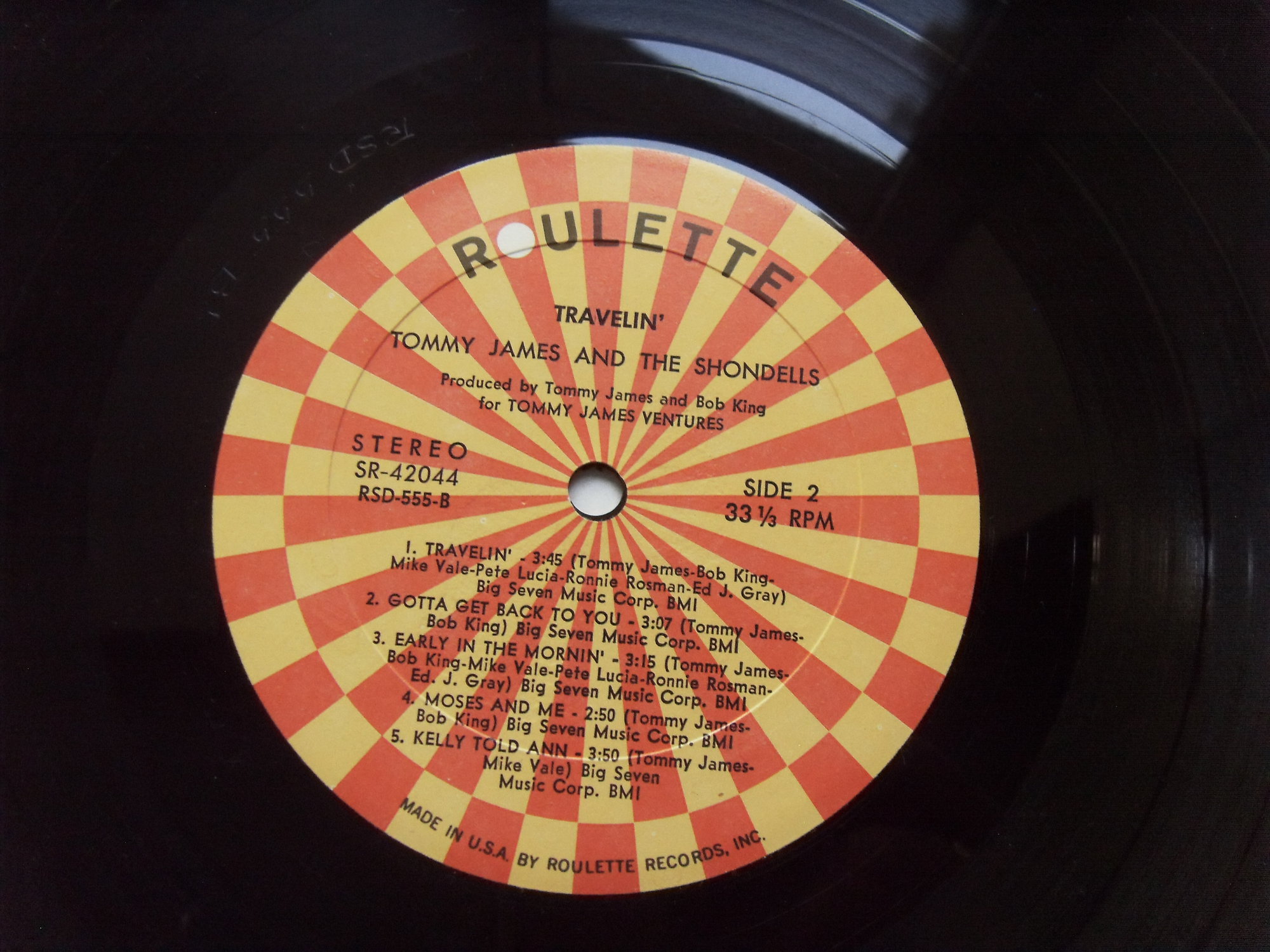 Tommy JAMES AND THE SHONDELLS Travelin' 2 Tommy JAMES AND THE SHONDELLS Travelin' 2