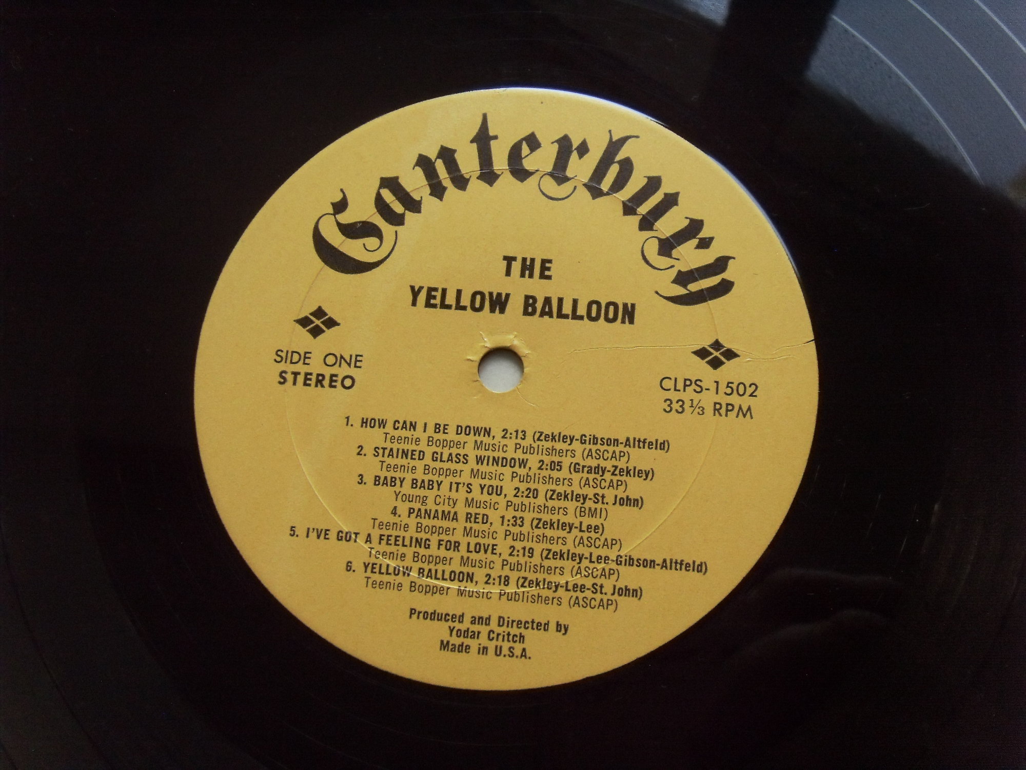 YELLOW BALLOON The Yellow Balloon 4 YELLOW BALLOON The Yellow Balloon 4