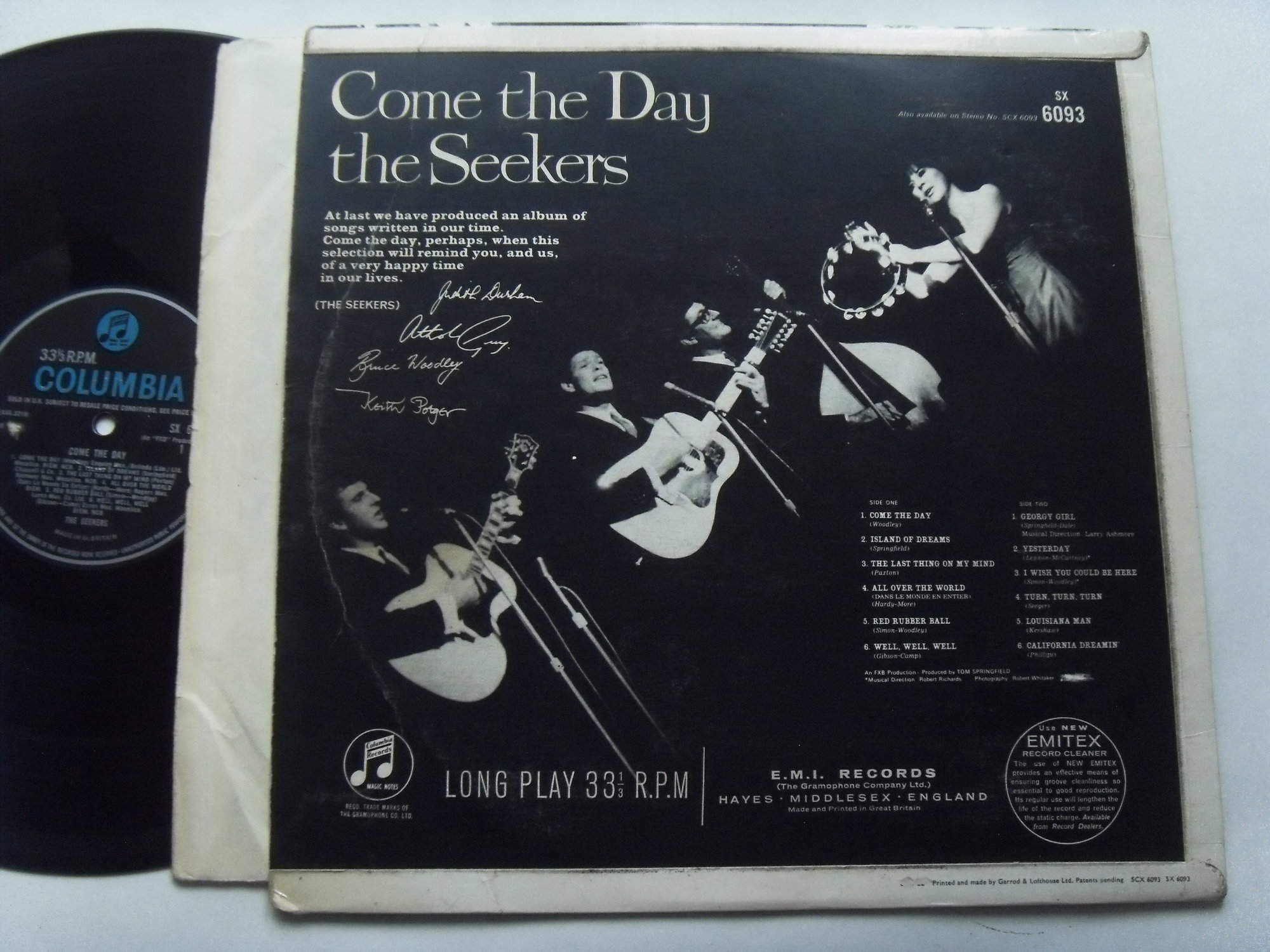 THE SEEKERS Come The Day 2 THE SEEKERS Come The Day 2