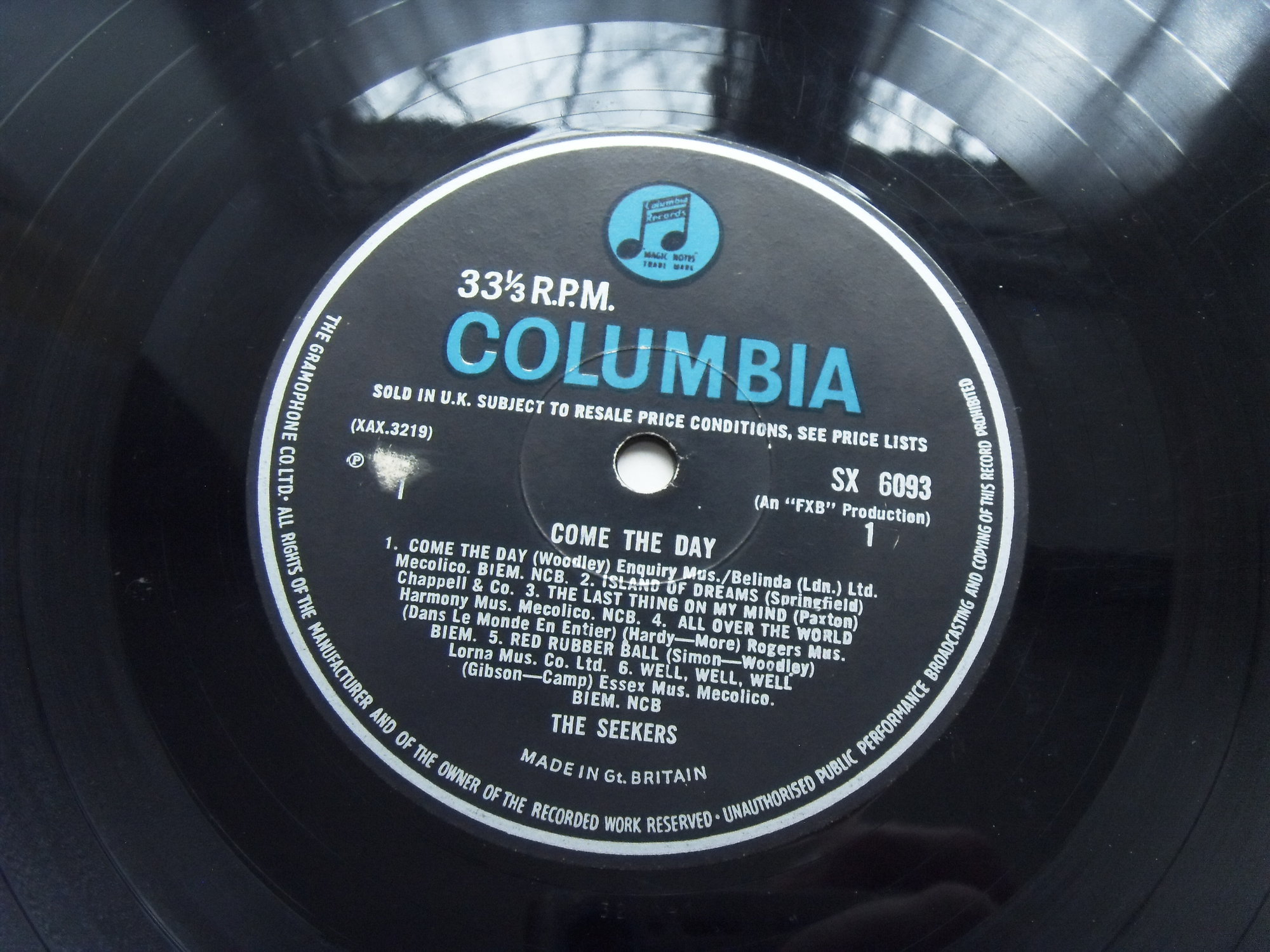 THE SEEKERS Come The Day 2 THE SEEKERS Come The Day 2