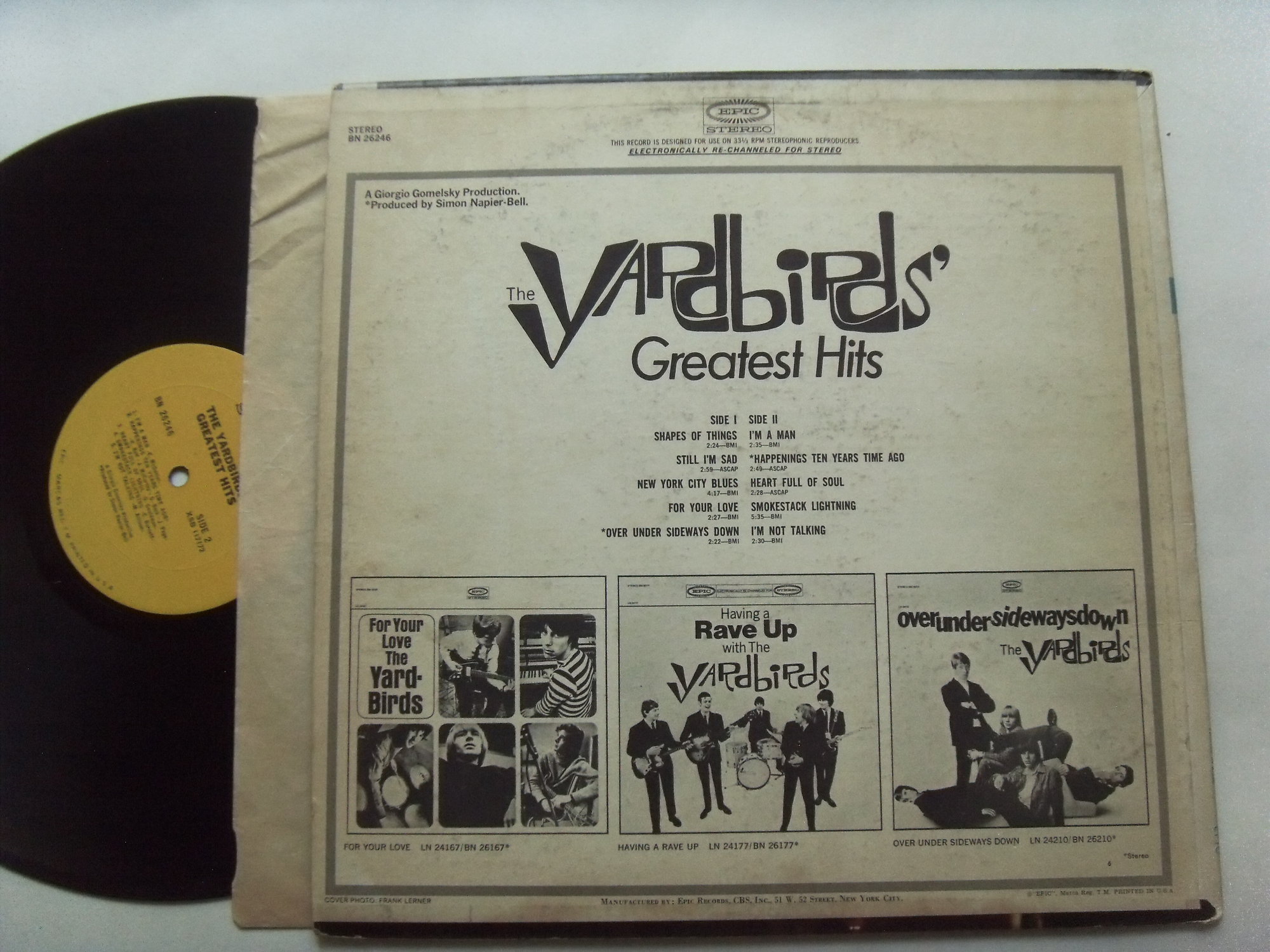THE YARDBIRDS Greatest Hits 2 THE YARDBIRDS Greatest Hits 2