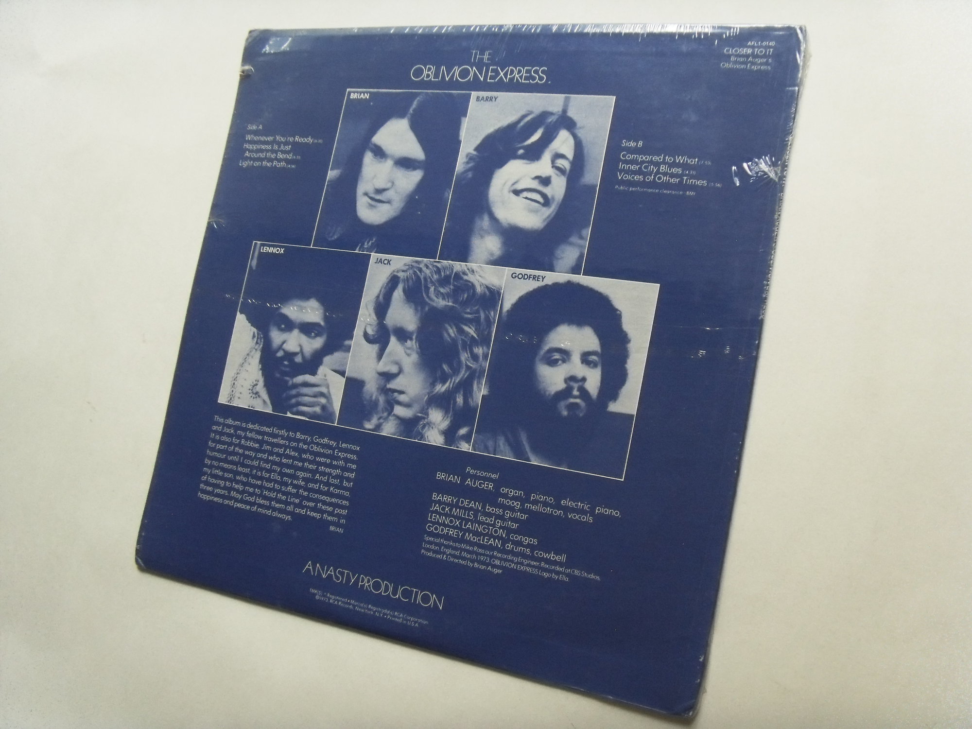 BRIAN AUGER'S OBLIVION EXPRESS Closer to it! 2 BRIAN AUGER'S OBLIVION EXPRESS Closer to it! 2