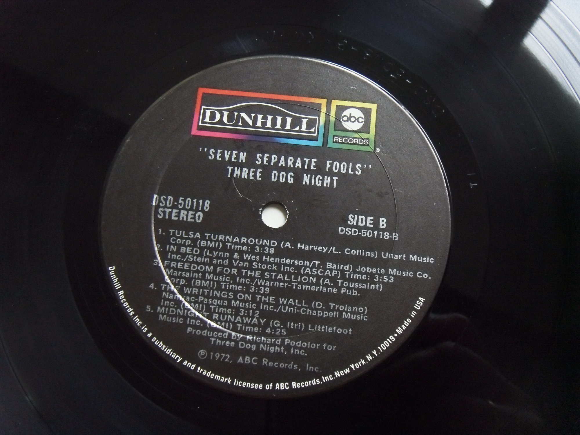THREE DOG NIGHT Seven Separate Fools 2 THREE DOG NIGHT Seven Separate Fools 2
