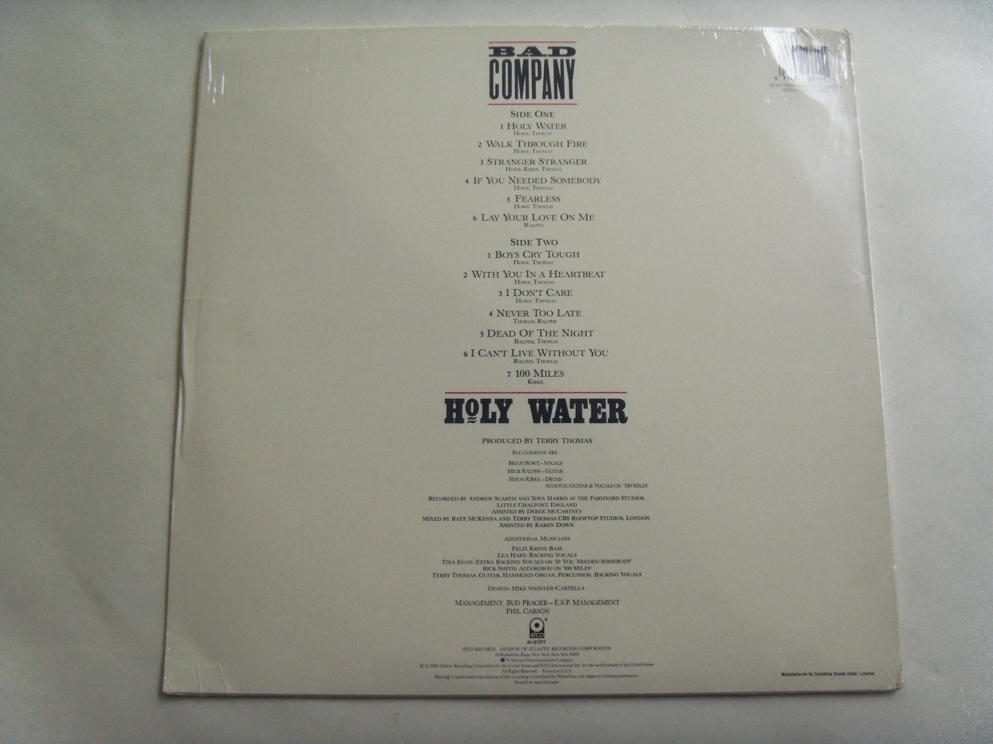 BAD COMPANY Holy Water 2 BAD COMPANY Holy Water 2