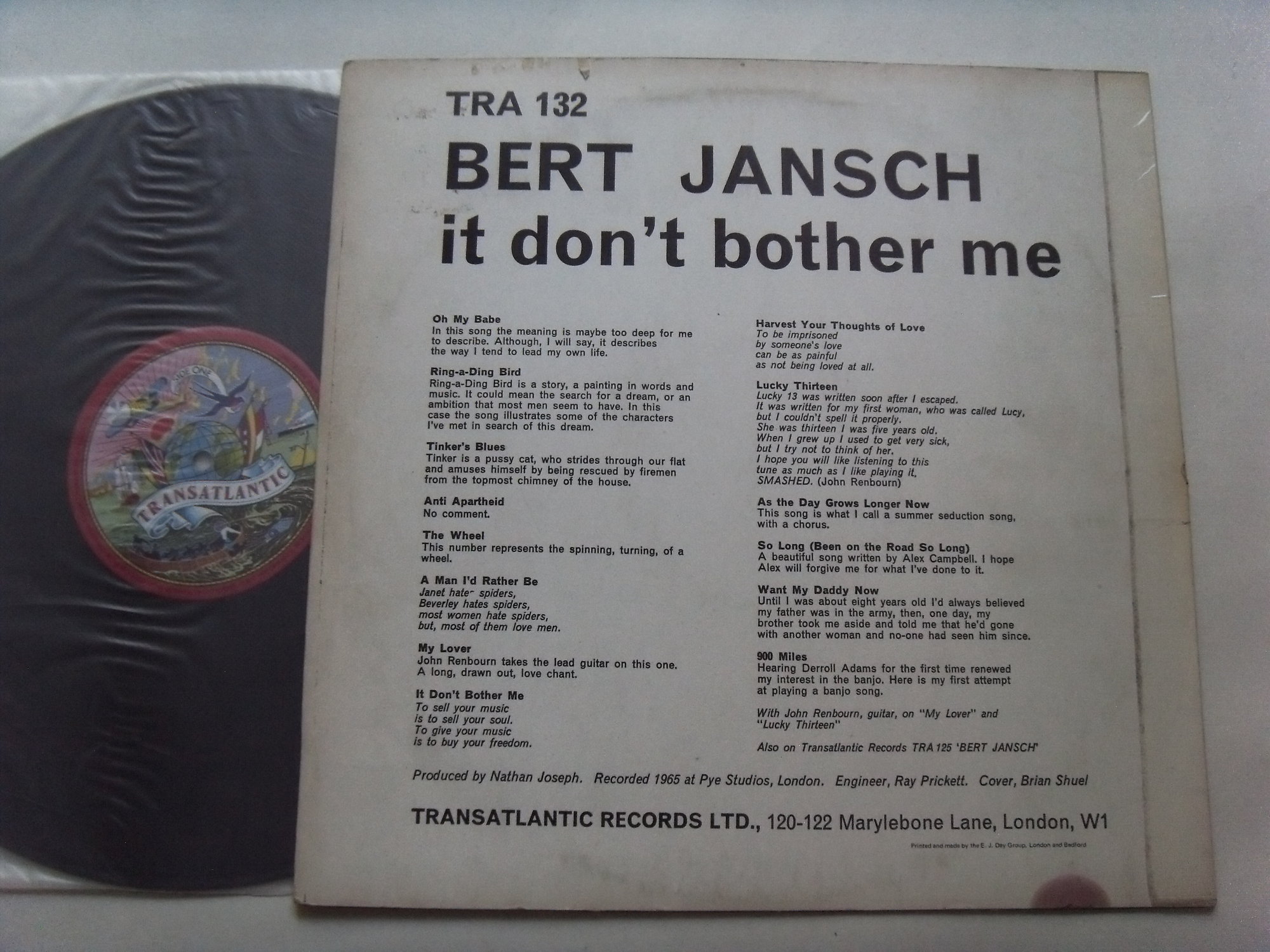 Bert JANSCH It don't bother me 2 Bert JANSCH It don't bother me 2