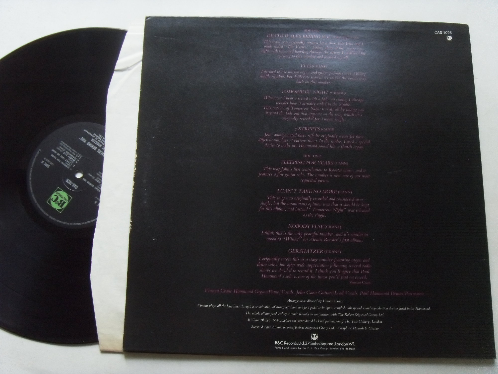 ATOMIC ROOSTER Death Walks Behind You 2 ATOMIC ROOSTER Death Walks Behind You 2