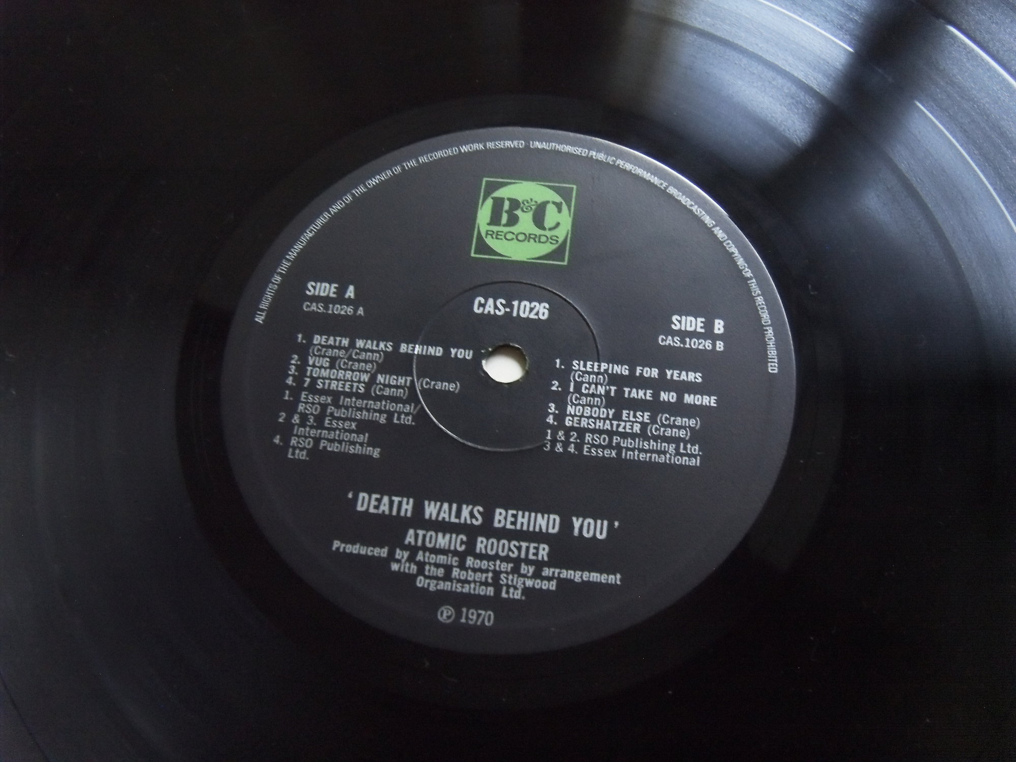 ATOMIC ROOSTER Death Walks Behind You 2 ATOMIC ROOSTER Death Walks Behind You 2