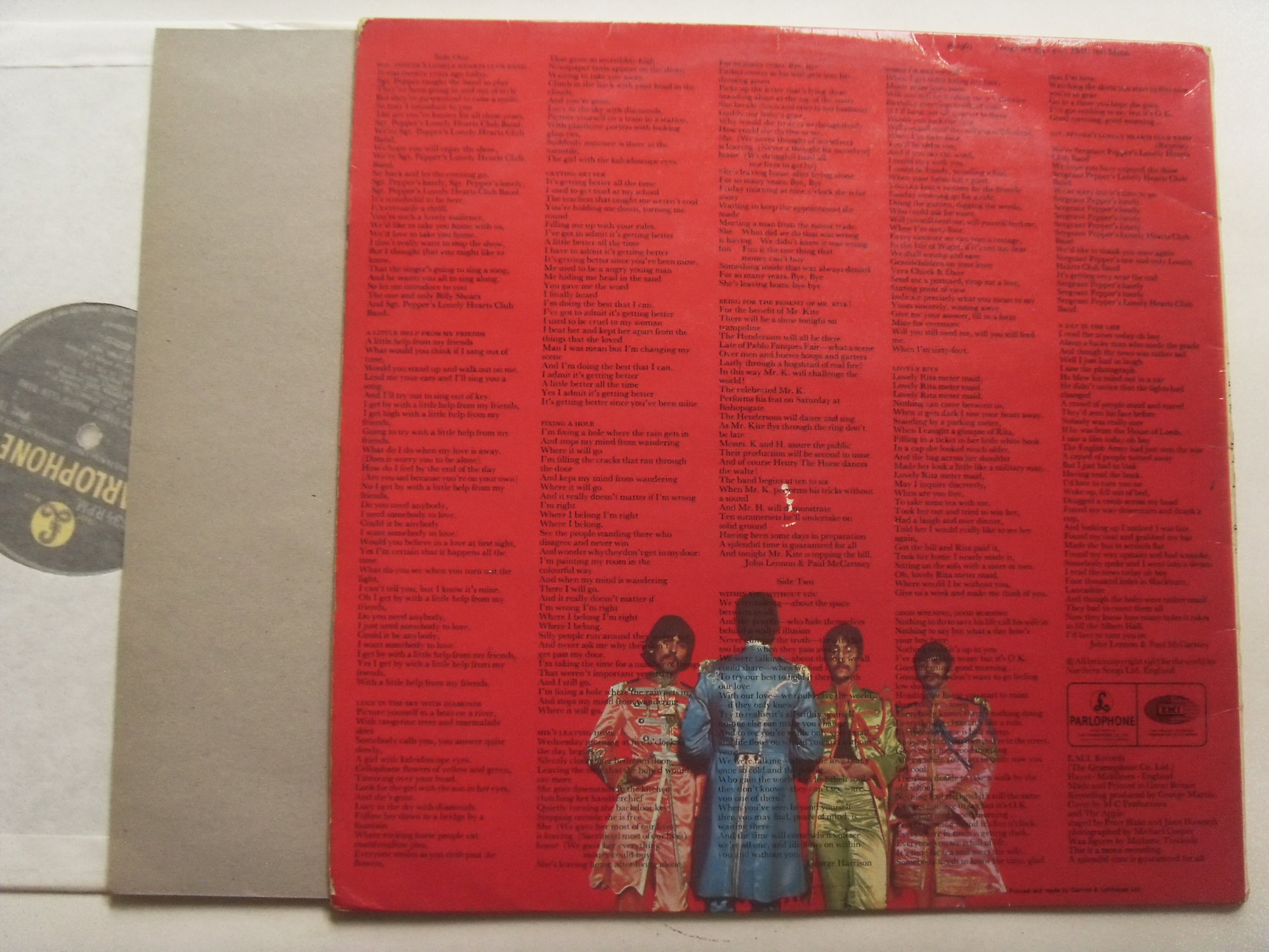 BEATLES Sgt. Pepper's Lonely Hearts Club Band 2 BEATLES Sgt. Pepper's Lonely Hearts Club Band 2