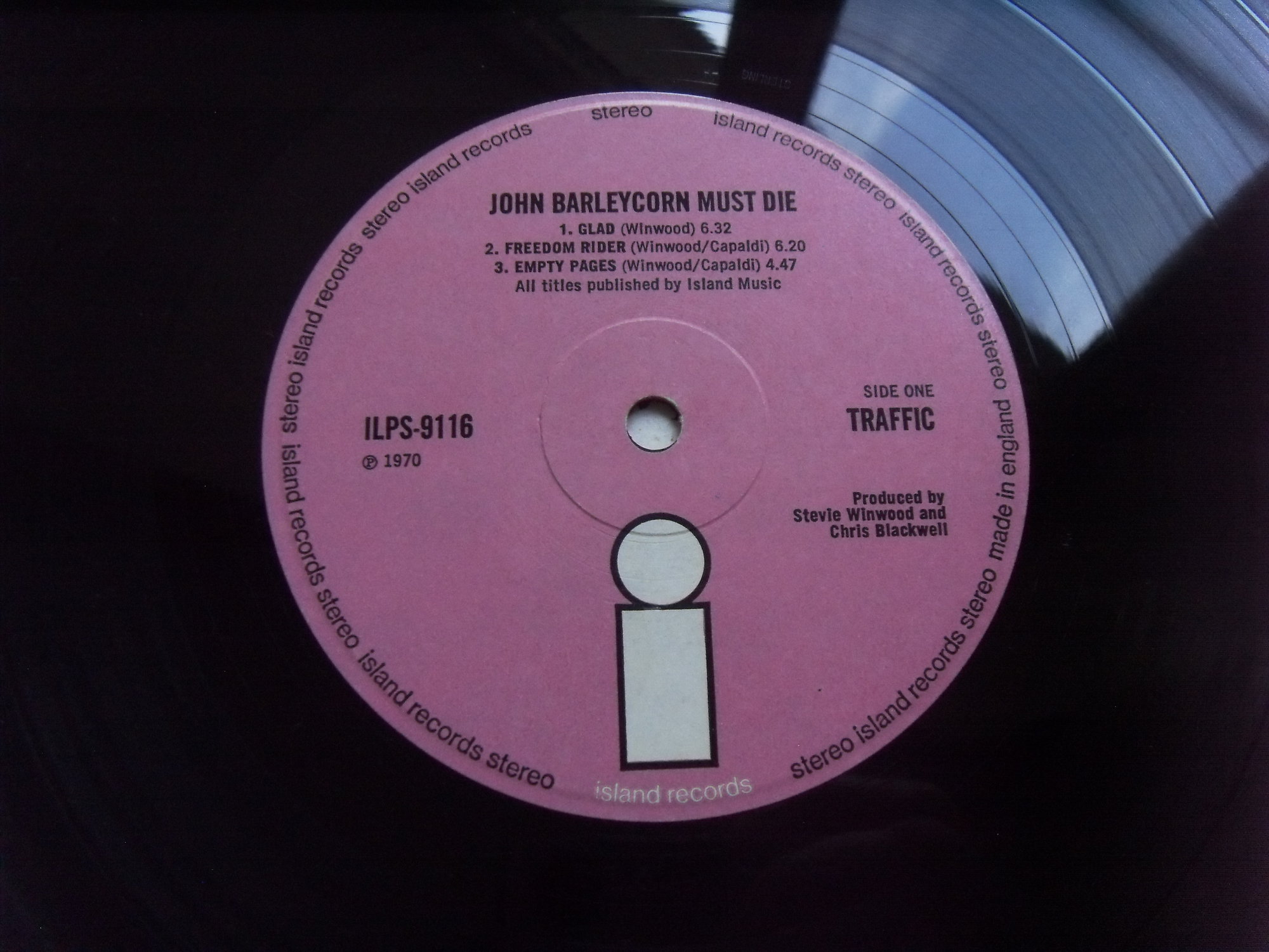 TRAFFIC John Barleycorn Must Die 4 TRAFFIC John Barleycorn Must Die 4