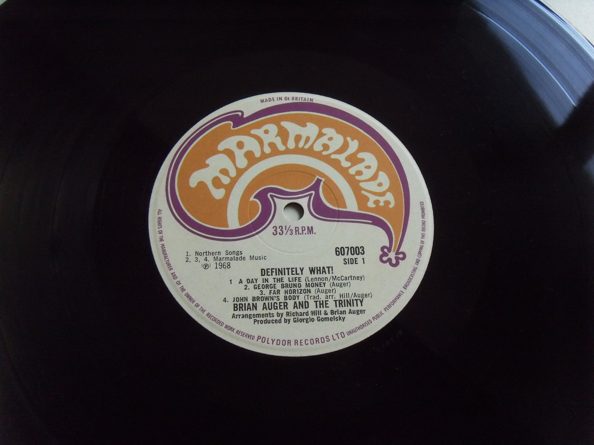 Brian AUGER AND THE TRINITY Definitely what! 2 Brian AUGER AND THE TRINITY Definitely what! 2