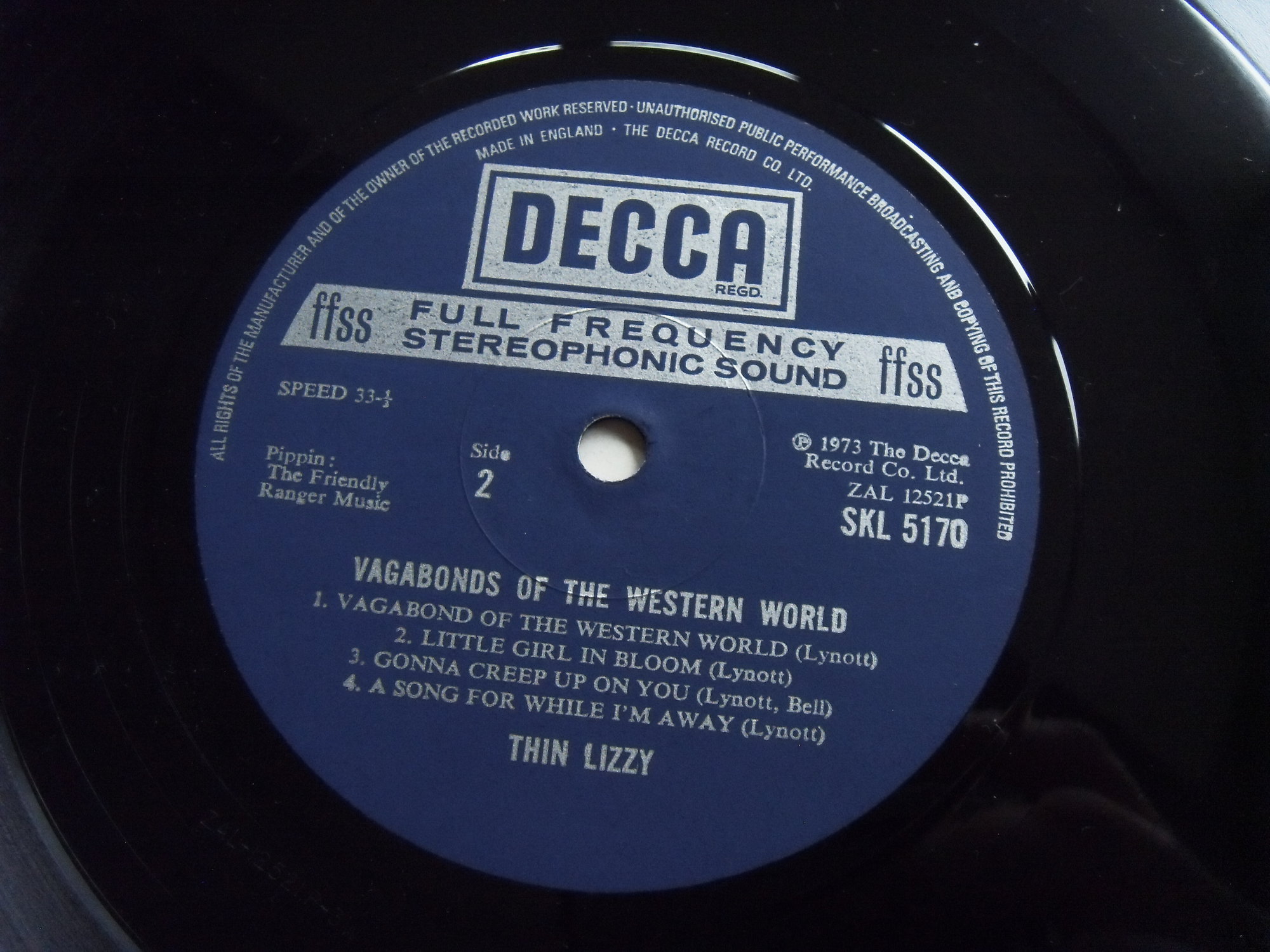 THIN LIZZY Vagabonds of the Western World 2 THIN LIZZY Vagabonds of the Western World 2