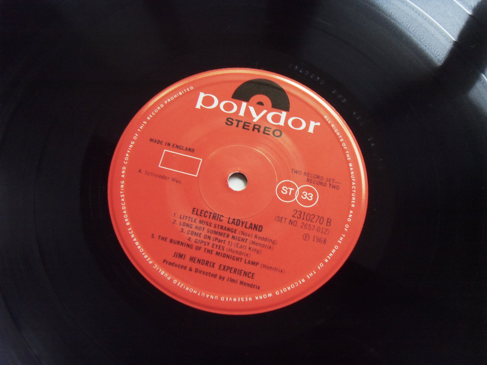 THE JIMI HENDRIX EXPERIENCE Electric Ladyland 2 THE JIMI HENDRIX EXPERIENCE Electric Ladyland 2
