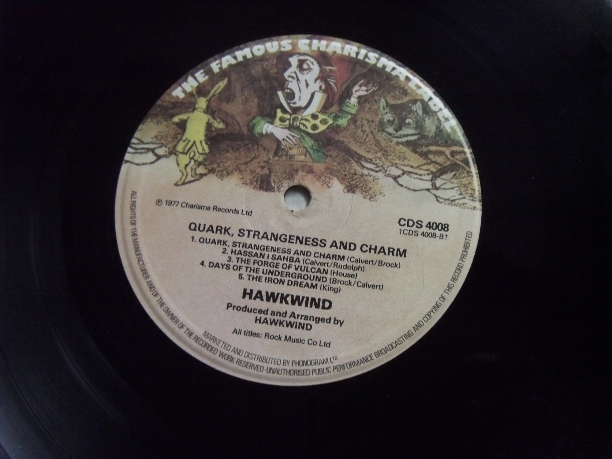 HAWKWIND Quark Strangeness and Charm 3