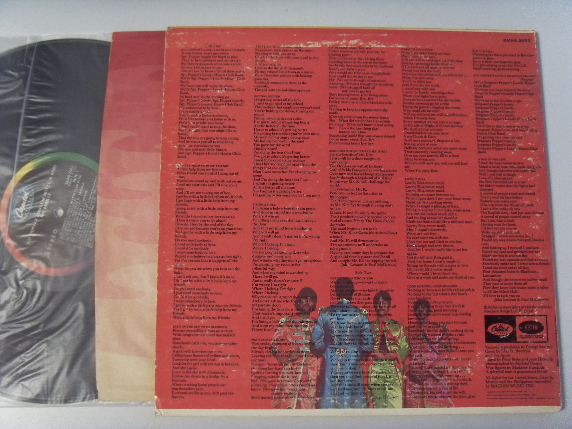 BEATLES Sgt. Pepper's Lonely Hearts Club Band 2 BEATLES Sgt. Pepper's Lonely Hearts Club Band 2