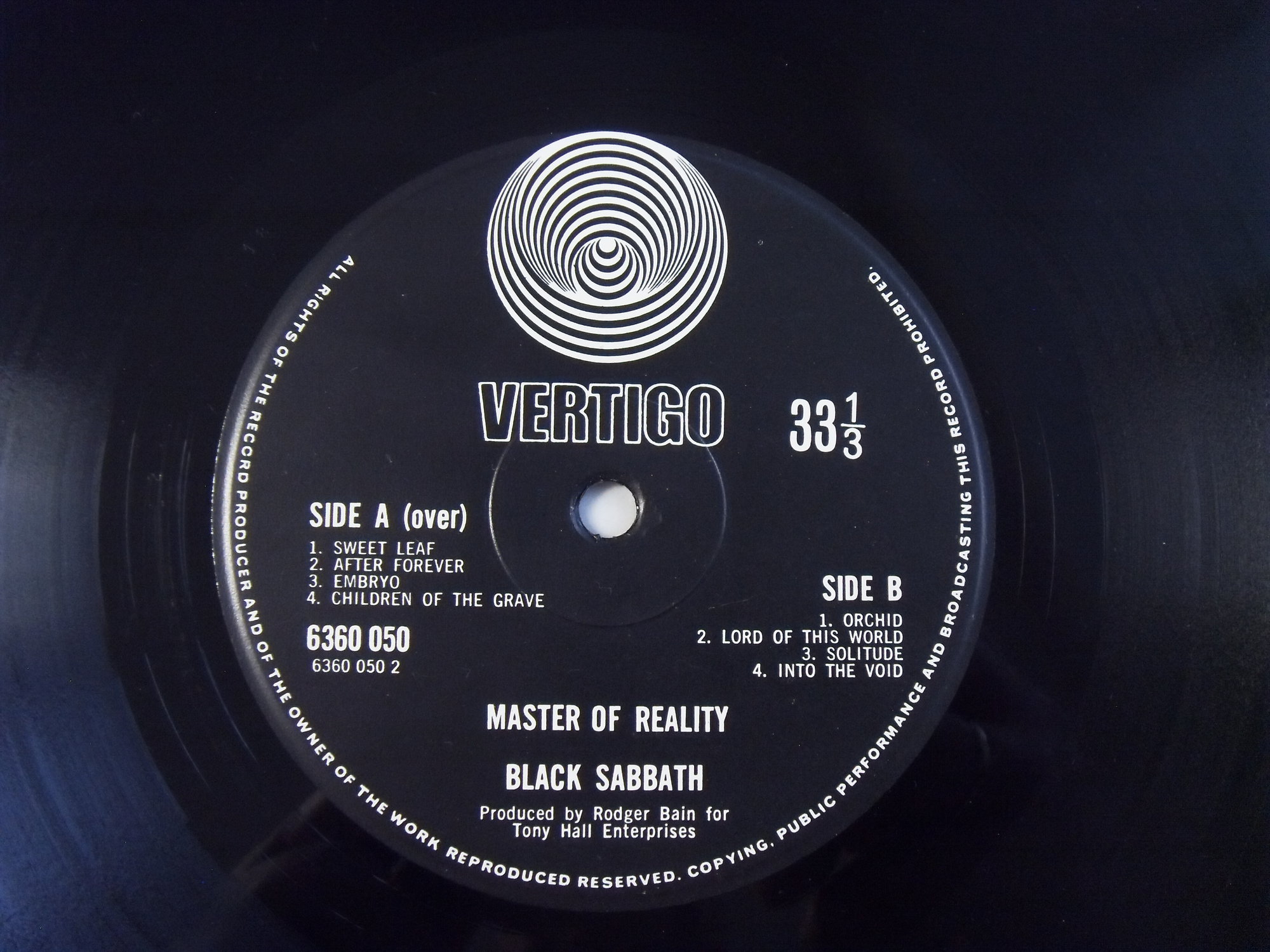 BLACK SABBATH Master Of Reality 2 BLACK SABBATH Master Of Reality 2