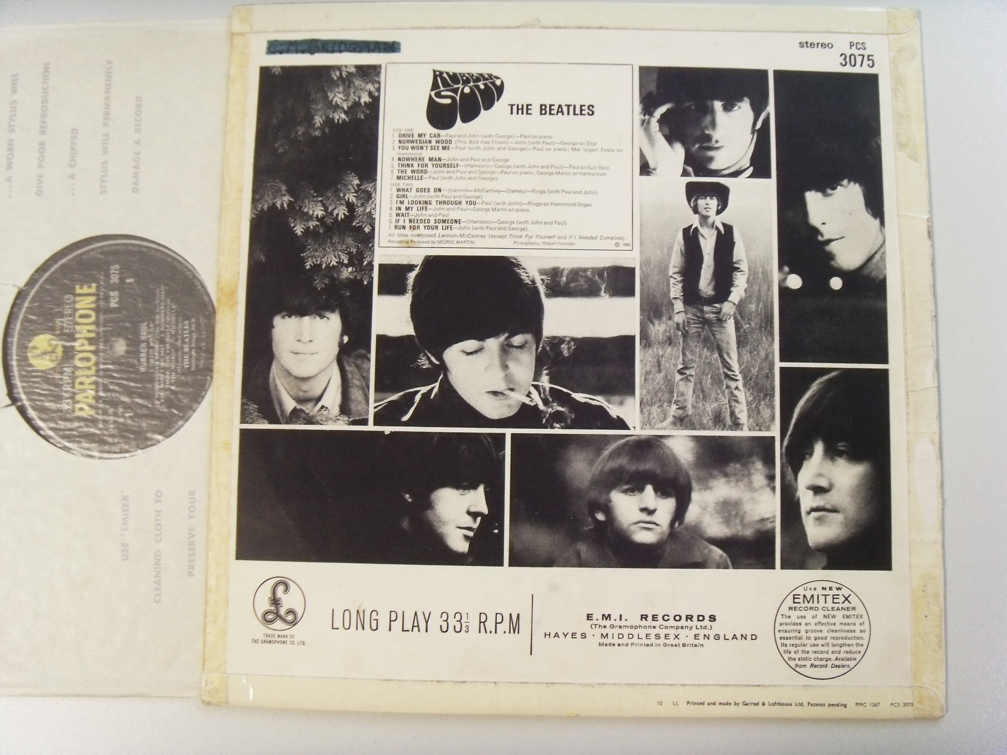 BEATLES Rubber Soul STEREO 2 BEATLES Rubber Soul STEREO 2