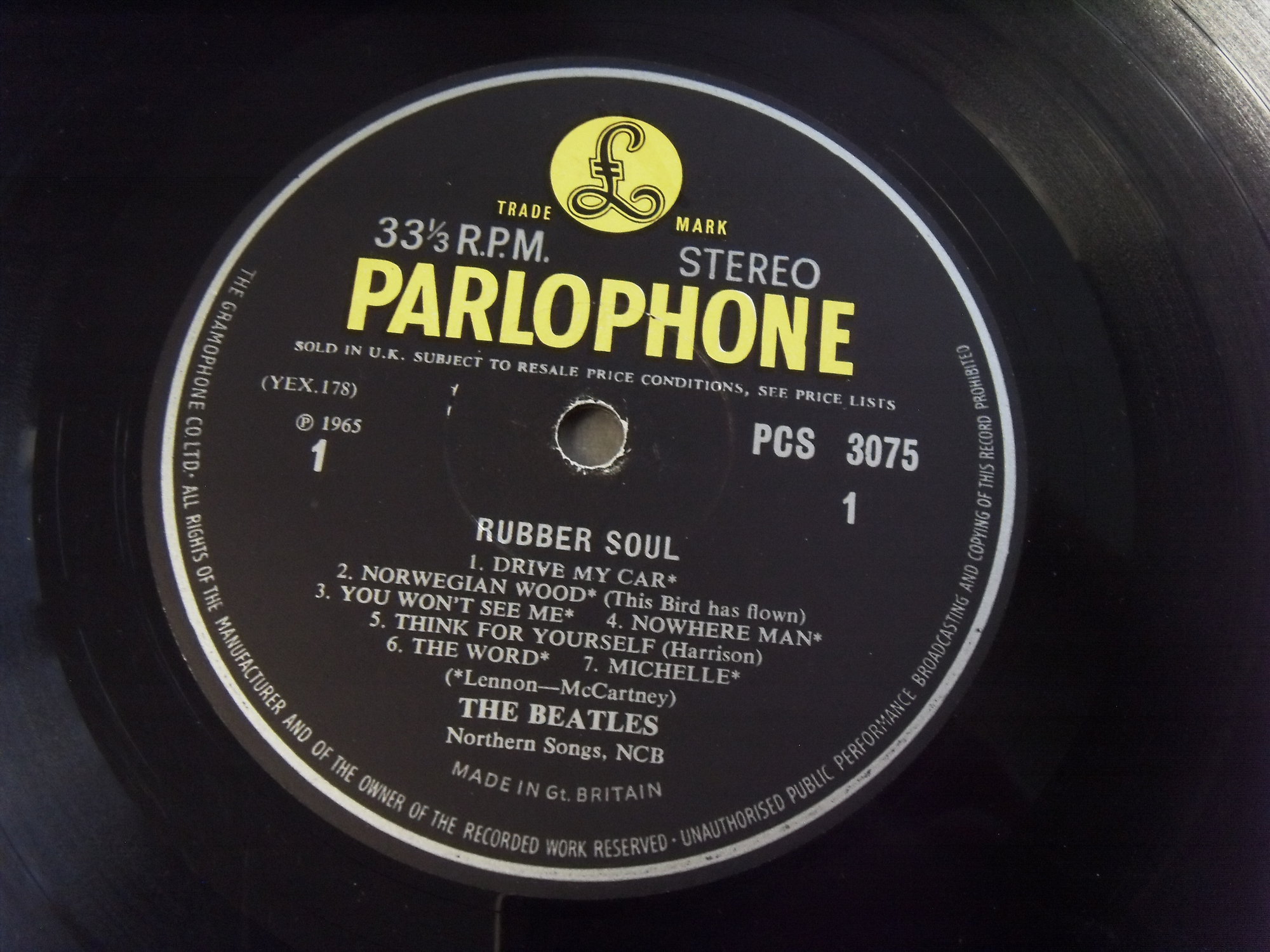 BEATLES Rubber Soul STEREO 2 BEATLES Rubber Soul STEREO 2