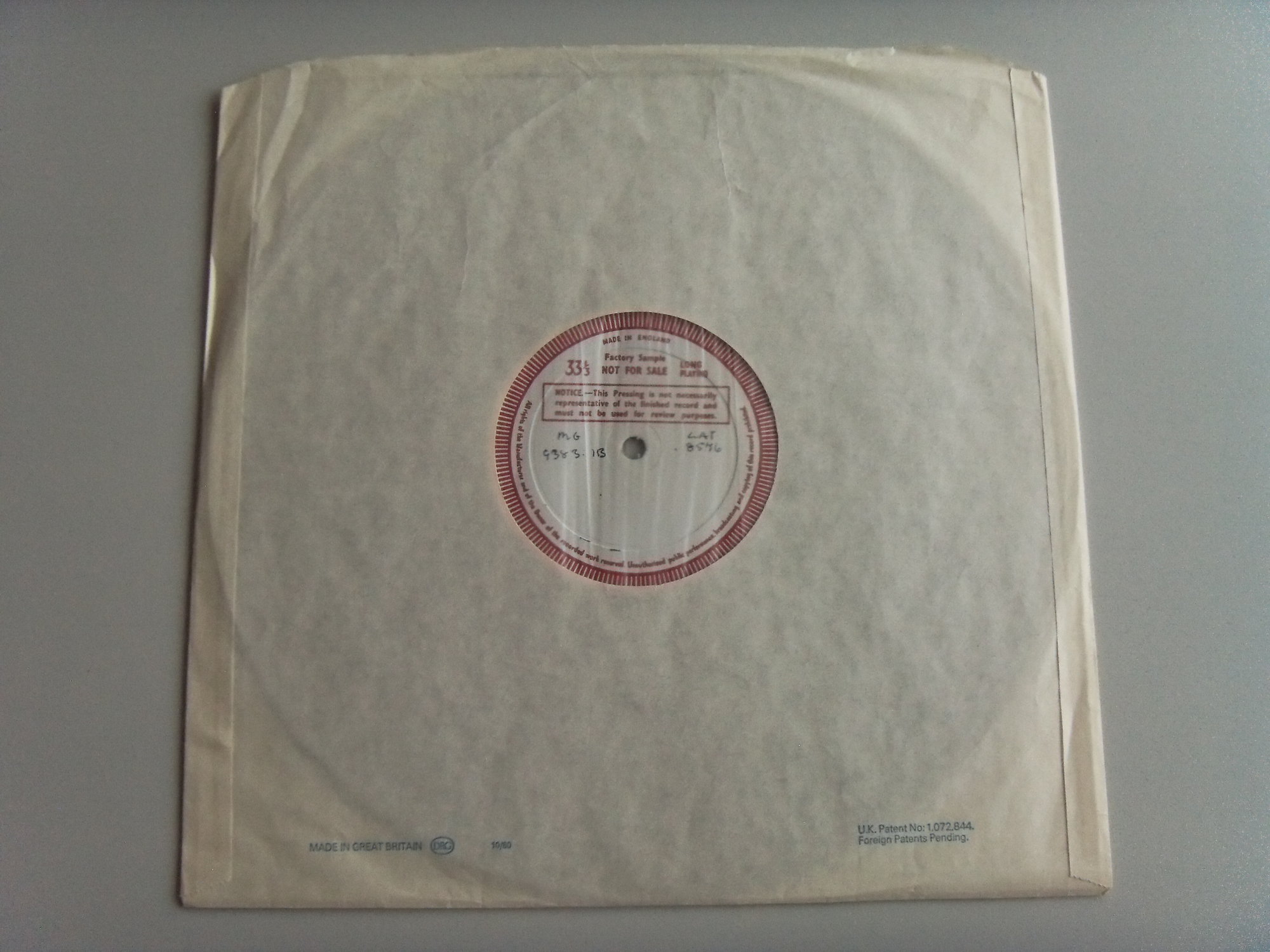 Brenda LEE By request - factory sample 2 Brenda LEE By request - factory sample 2