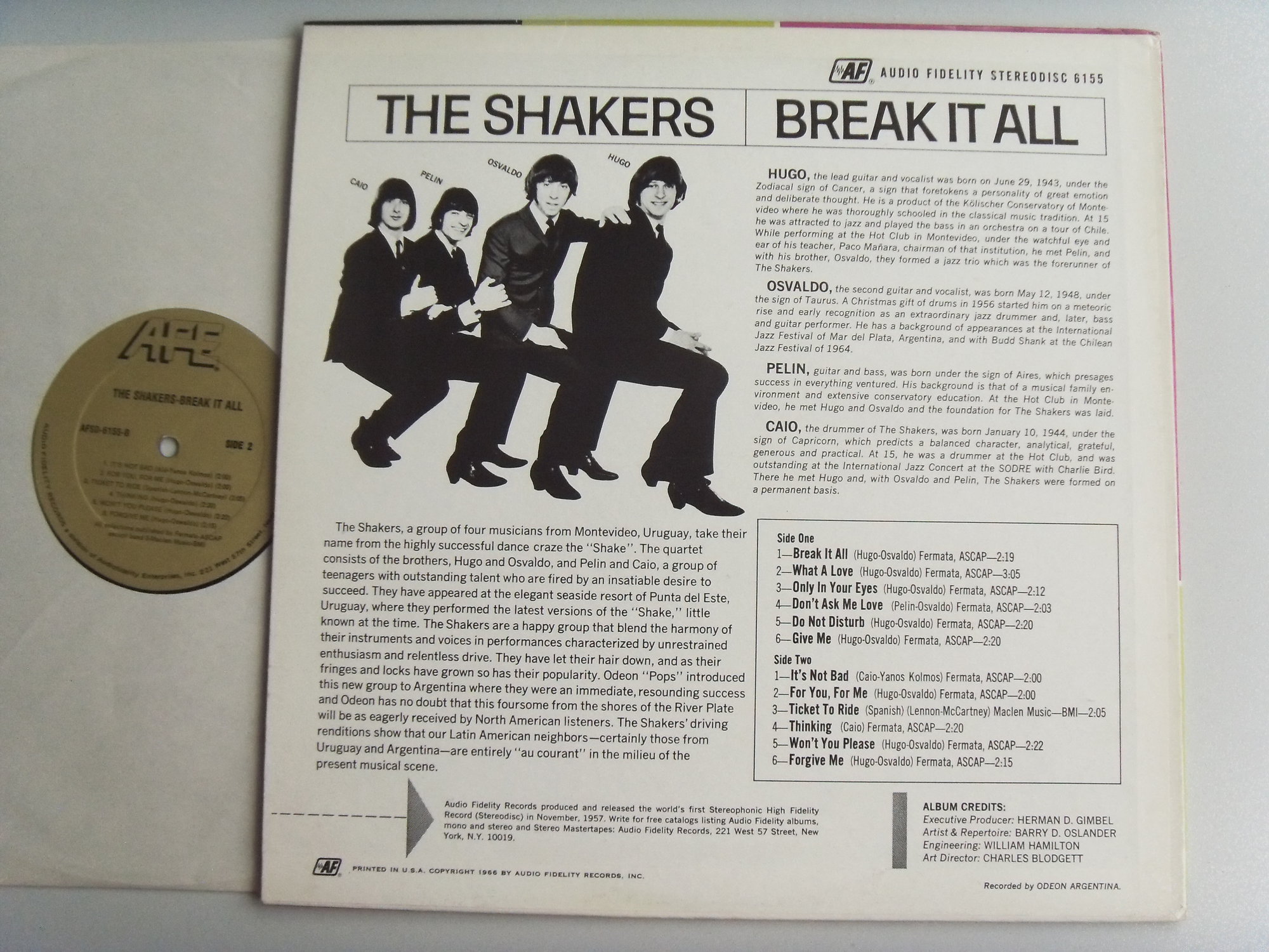 THE SHAKERS Break it all 2 THE SHAKERS Break it all 2
