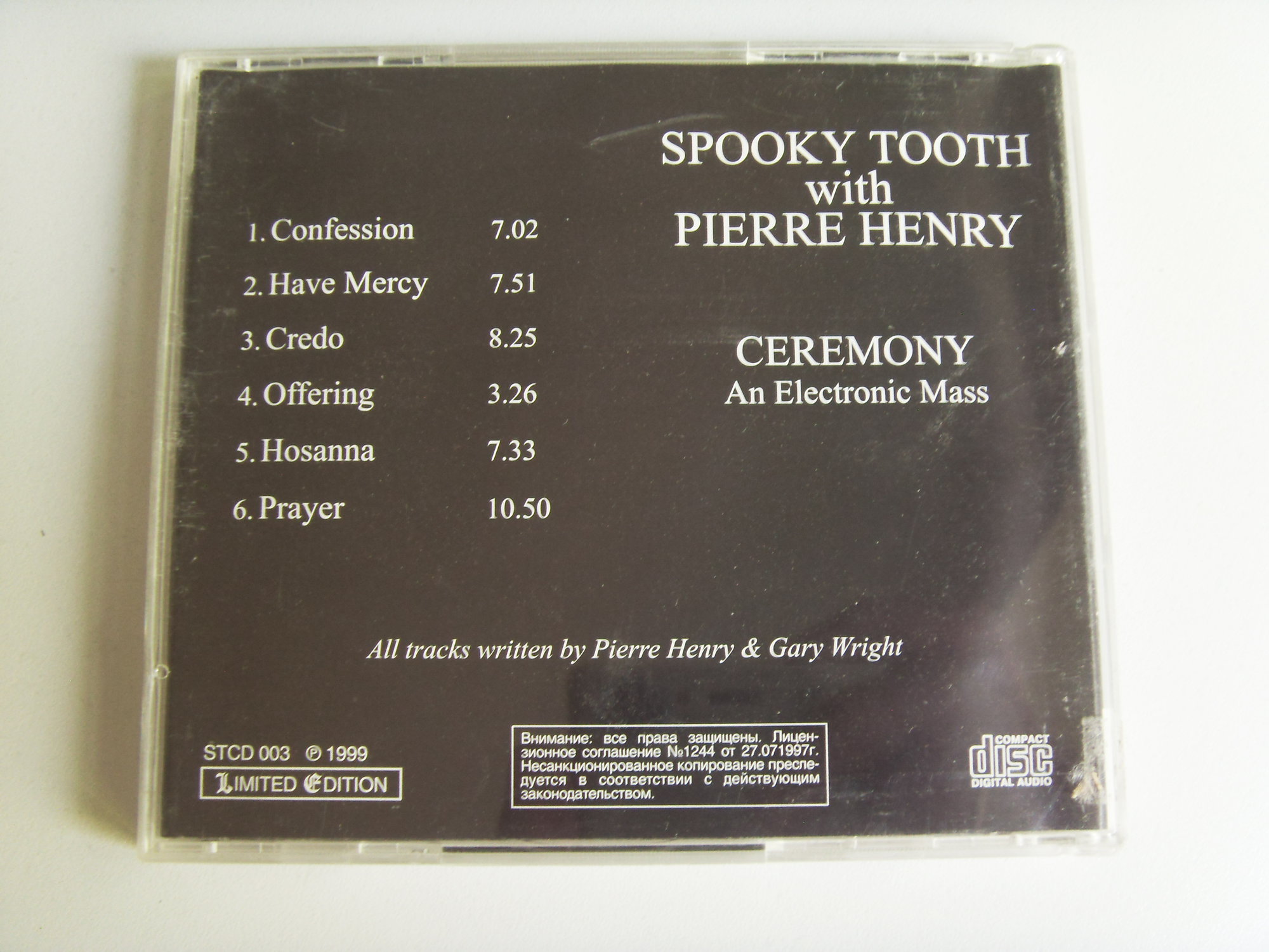SPOOKY TOOTH with Pierre HENRY Ceremony 2 SPOOKY TOOTH with Pierre HENRY Ceremony 2