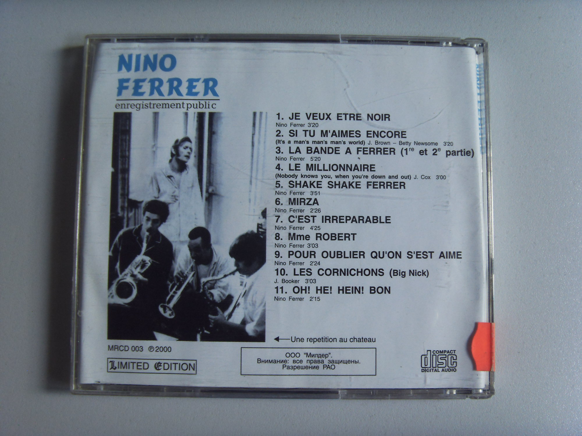 Nino FERRER Enregistrement public 2 Nino FERRER Enregistrement public 2