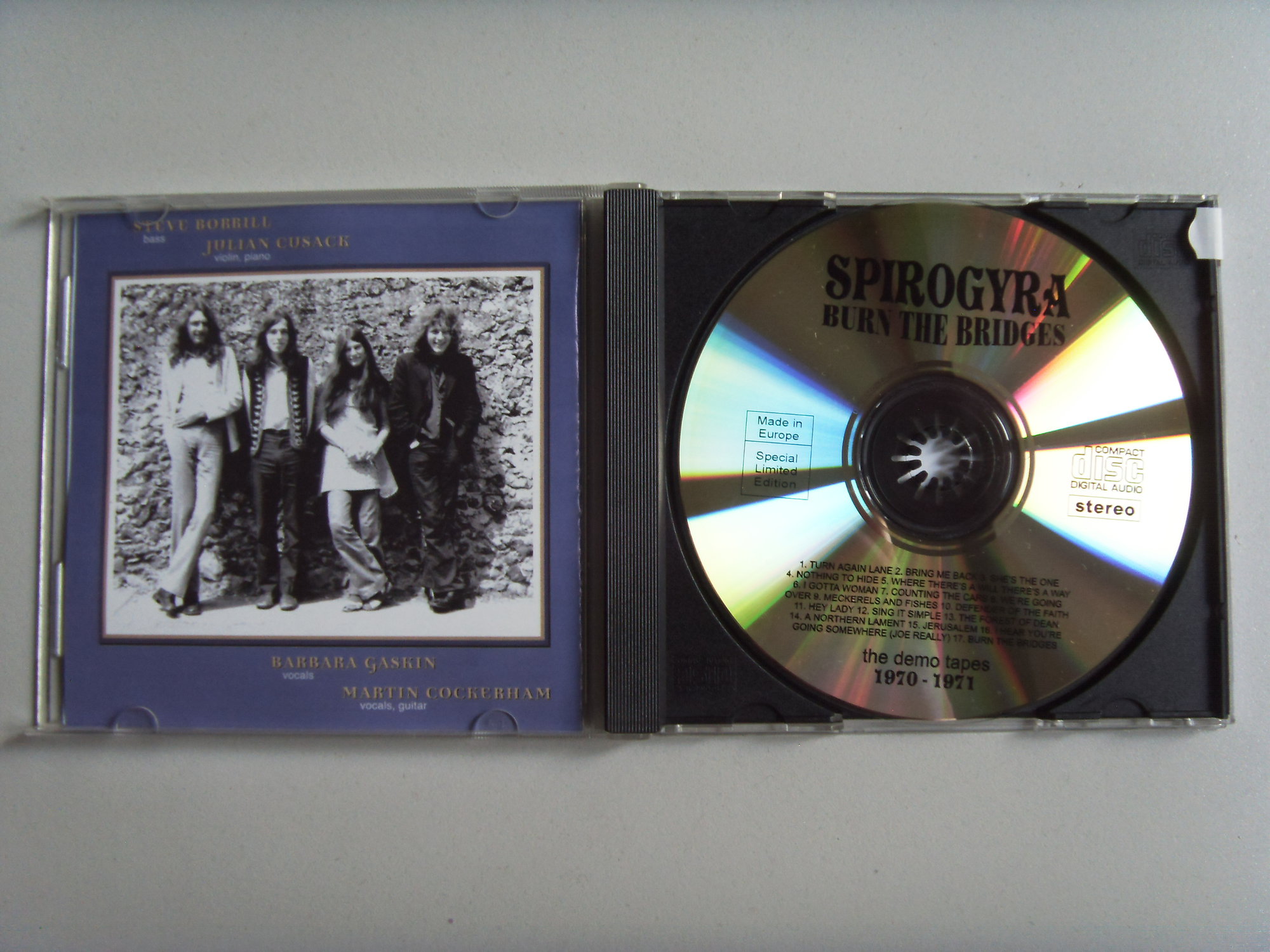SPIROGYRA Burn the bridges 1970-1971 2 SPIROGYRA Burn the bridges 1970-1971 2