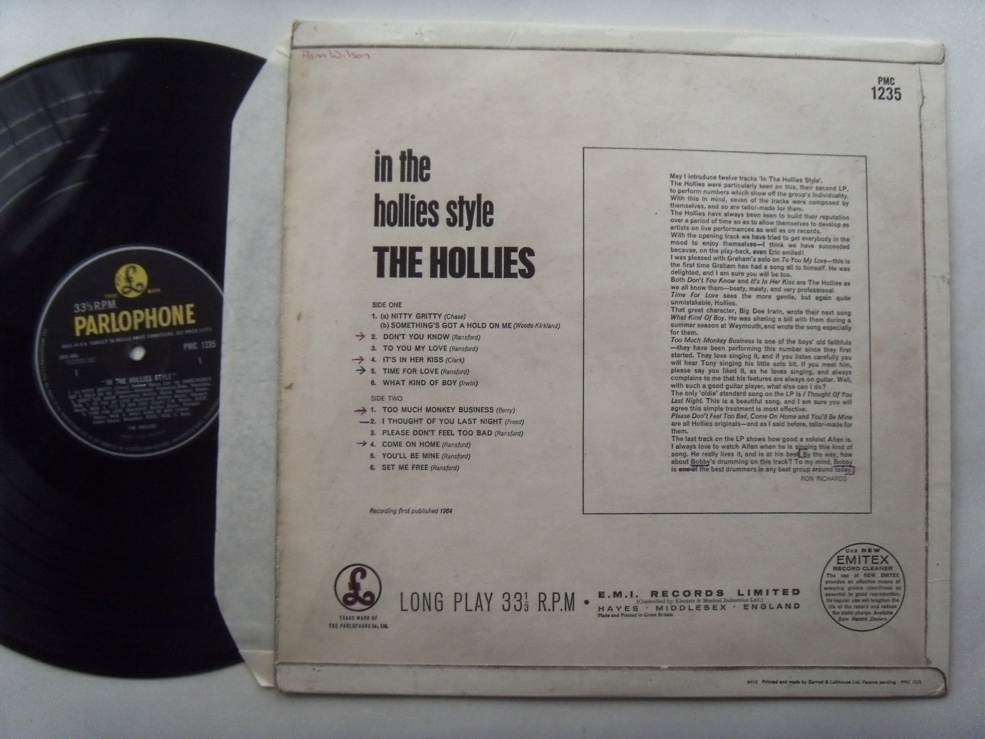 HOLLIES In The Hollies Style 2 HOLLIES In The Hollies Style 2