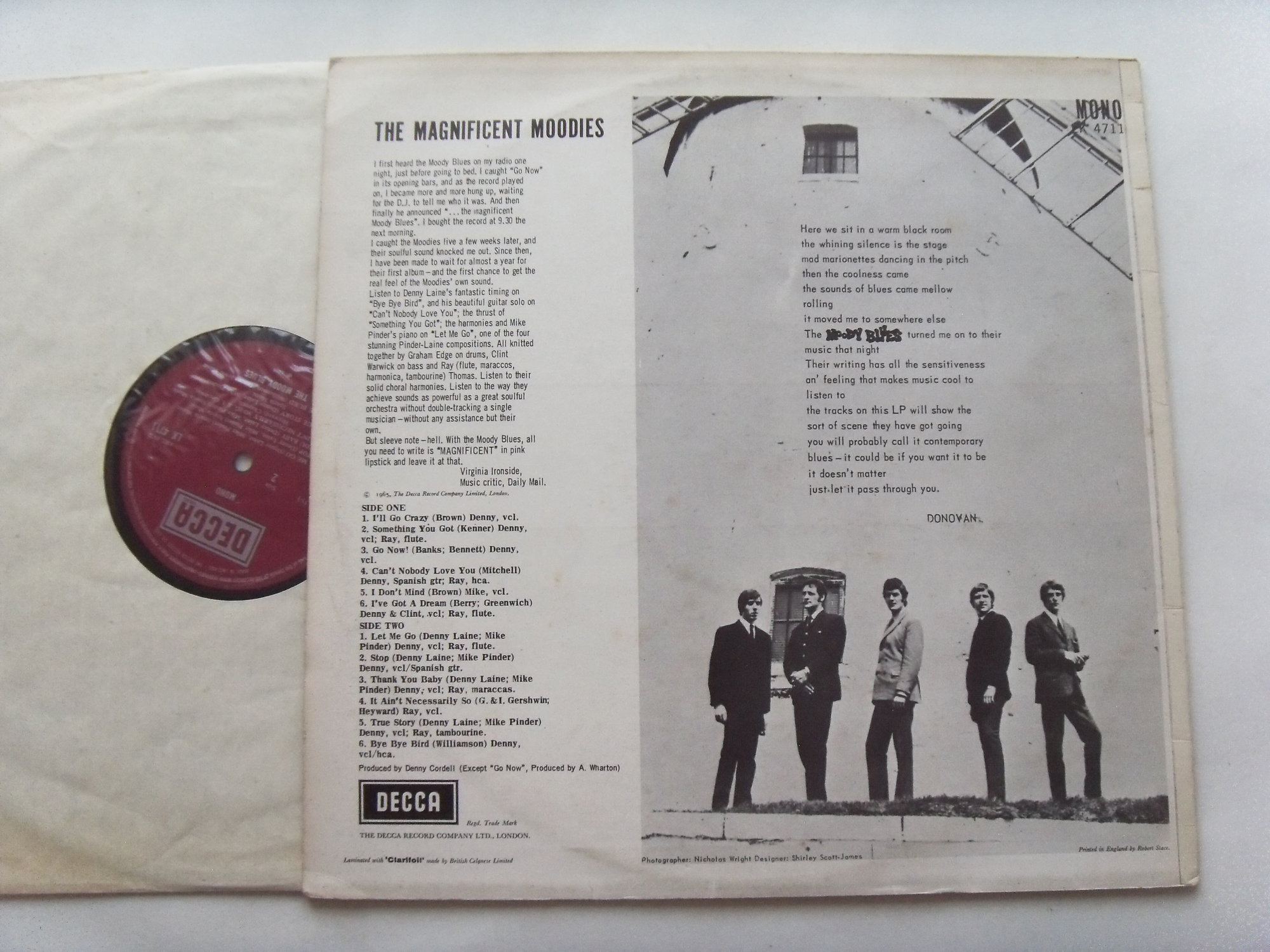 MOODY BLUES The Magnificent Moodies 2 MOODY BLUES The Magnificent Moodies 2
