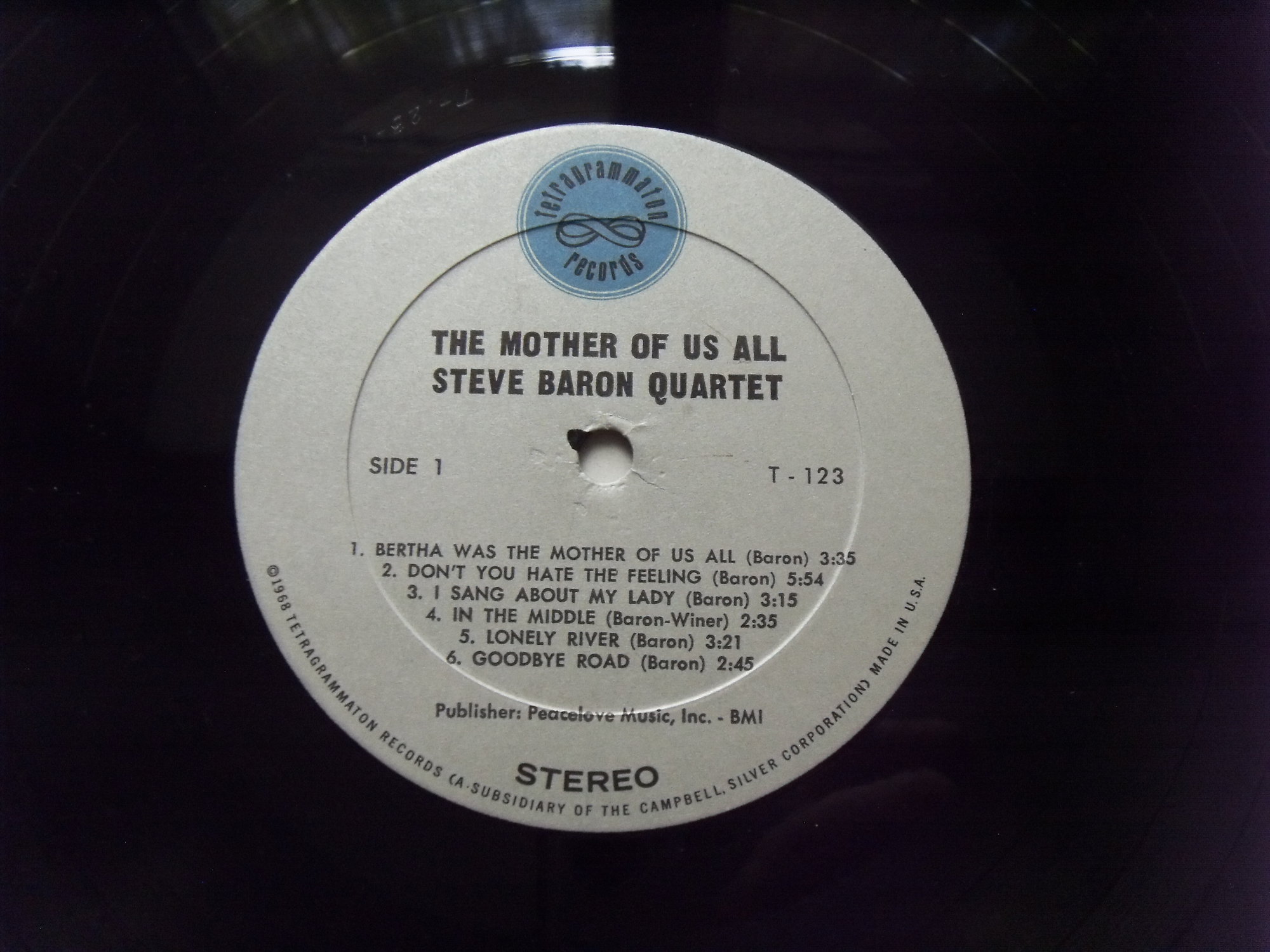 STEVE BARON QUARTET The Mother of Us All 2 STEVE BARON QUARTET The Mother of Us All 2