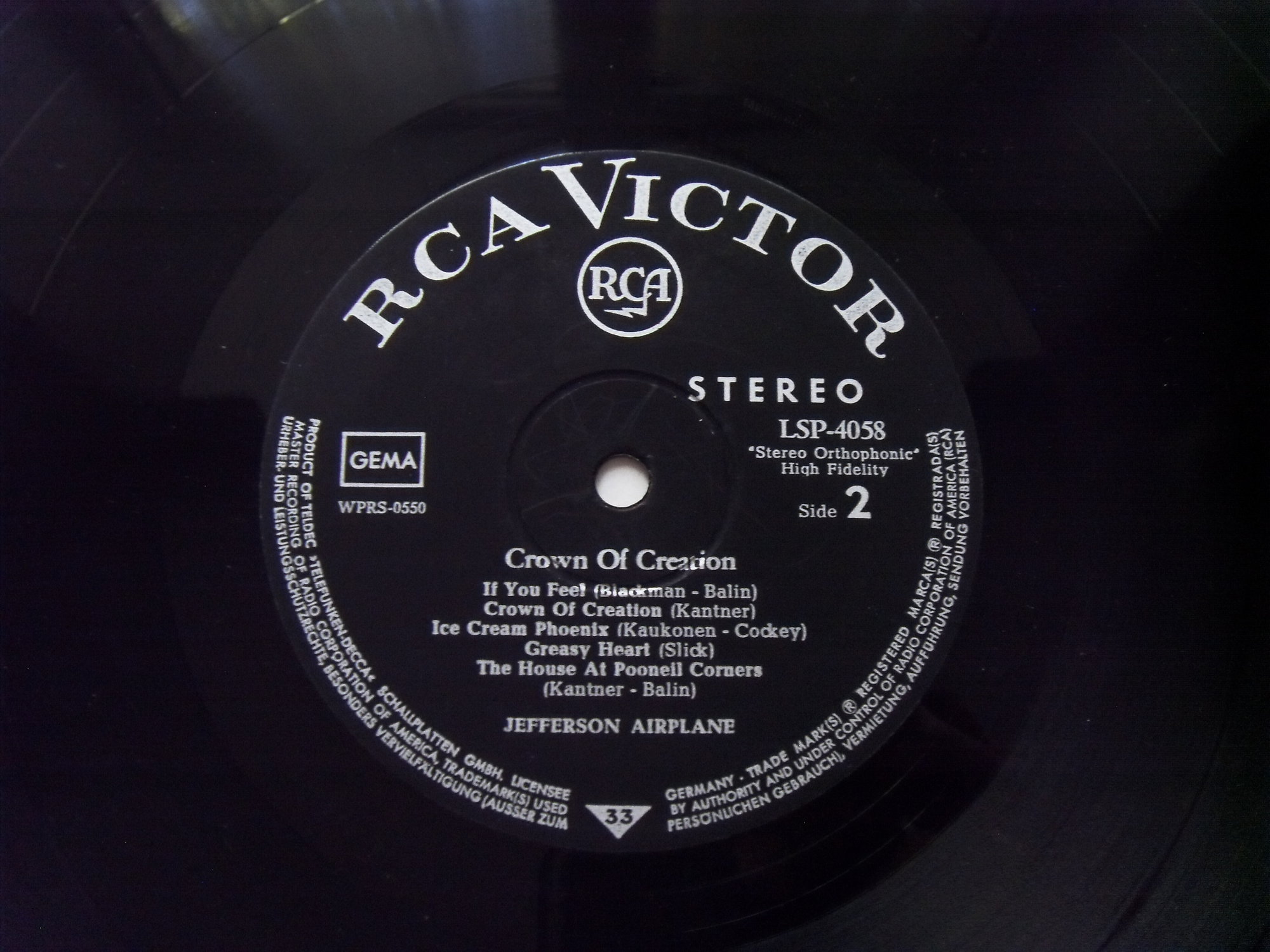 JEFFERSON AIRPLANE Crown of creation 2 JEFFERSON AIRPLANE Crown of creation 2