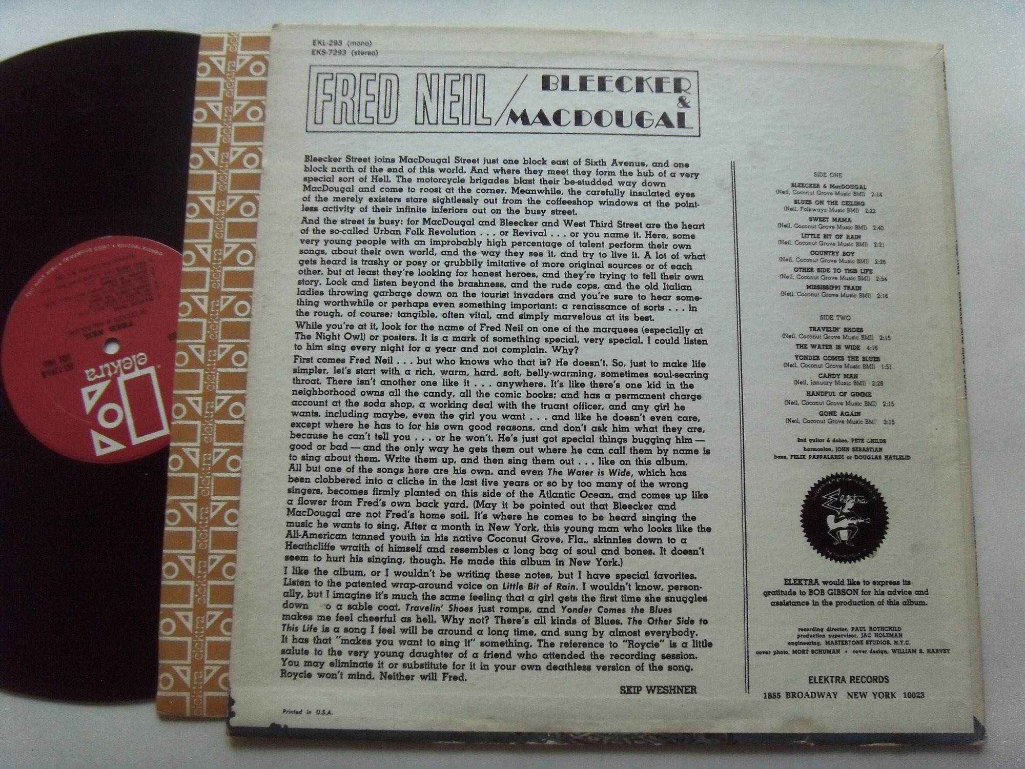 Fred NEIL Bleecker & Macdougal 2 Fred NEIL Bleecker & Macdougal 2