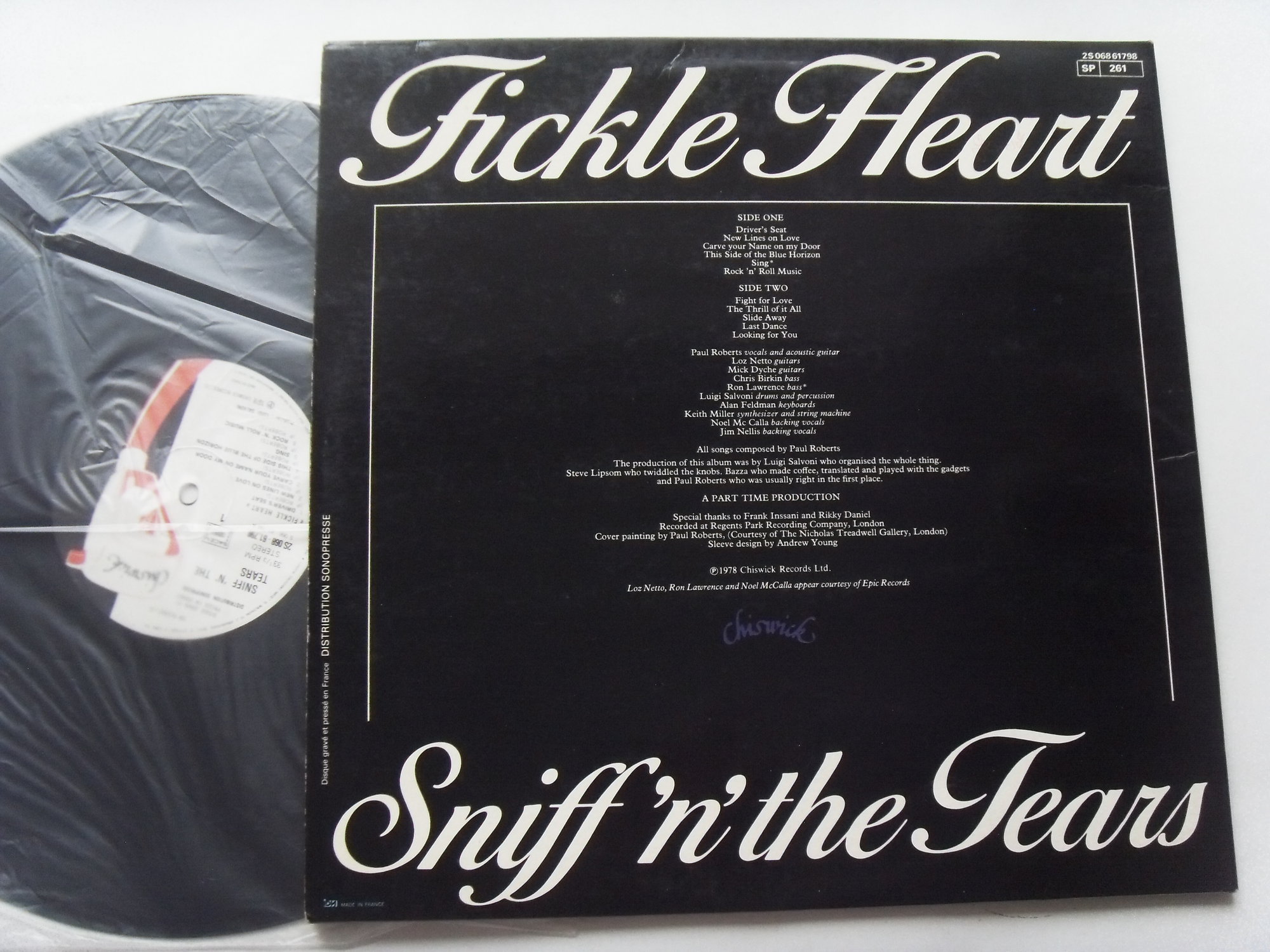 SNIFF'N'THE TEARS Fickle Heart 2 SNIFF'N'THE TEARS Fickle Heart 2