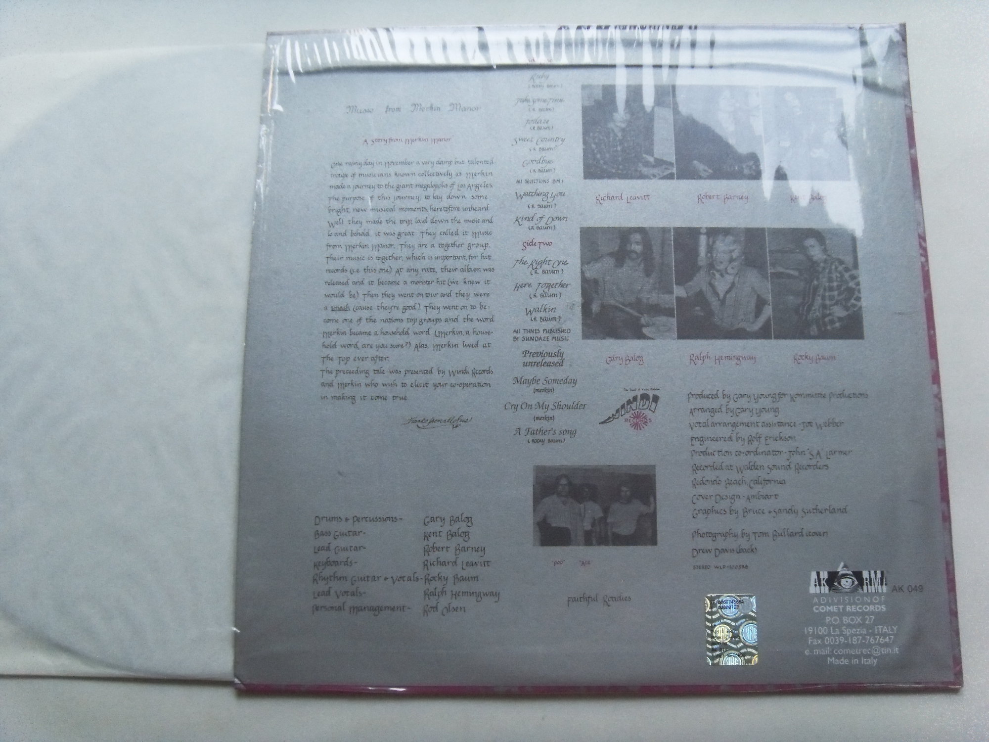 MERKIN Music From Merkin Manor 2 MERKIN Music From Merkin Manor 2