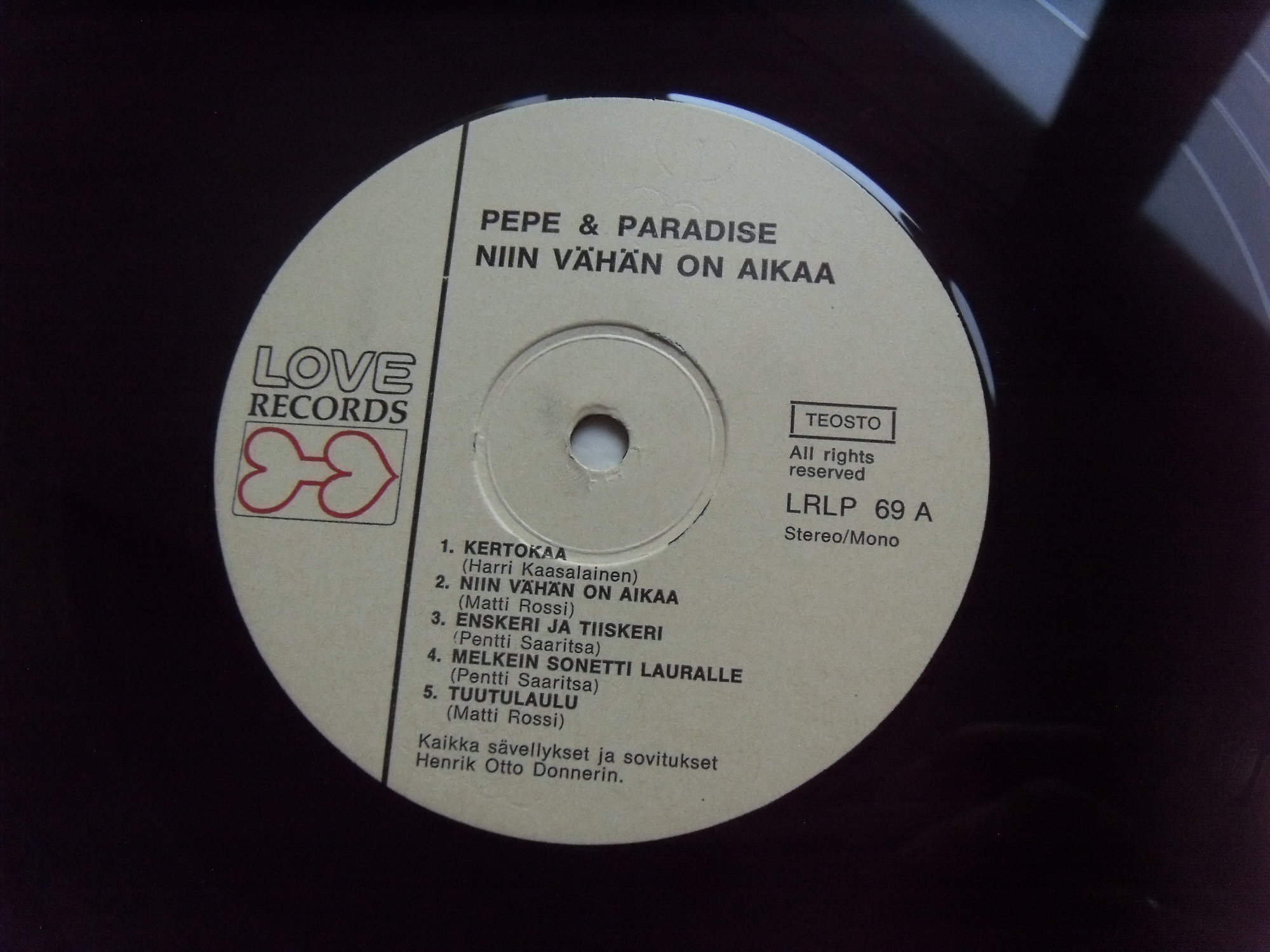 PEPE & PARADISE Niin vahan on aikaa 2 PEPE & PARADISE Niin vahan on aikaa 2