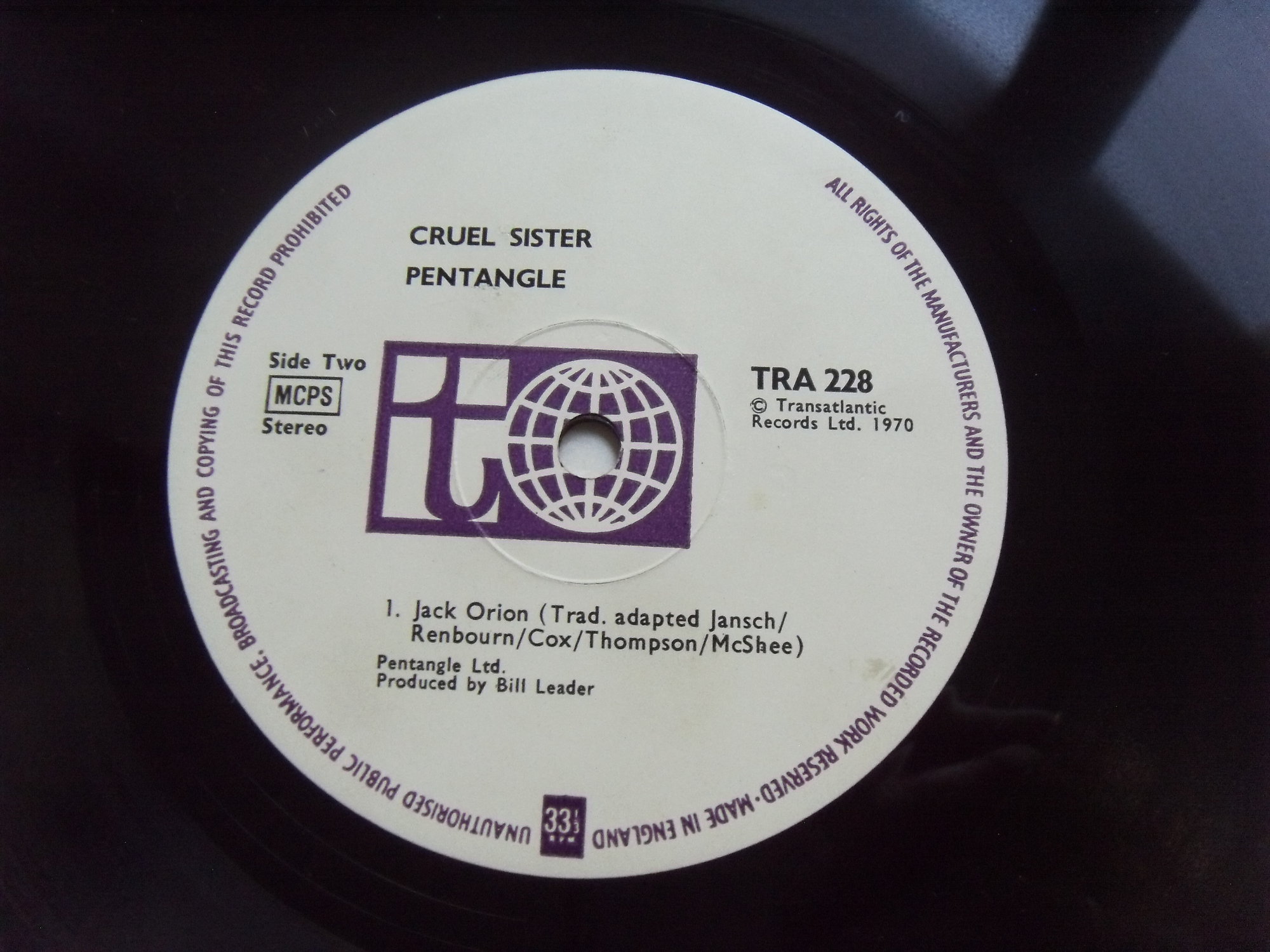 PENTANGLE Cruel Sister 2 PENTANGLE Cruel Sister 2