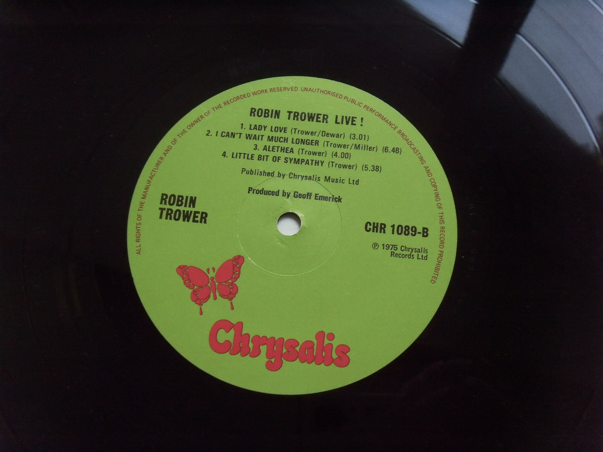 Robin TROWER Live! 2 Robin TROWER Live! 2