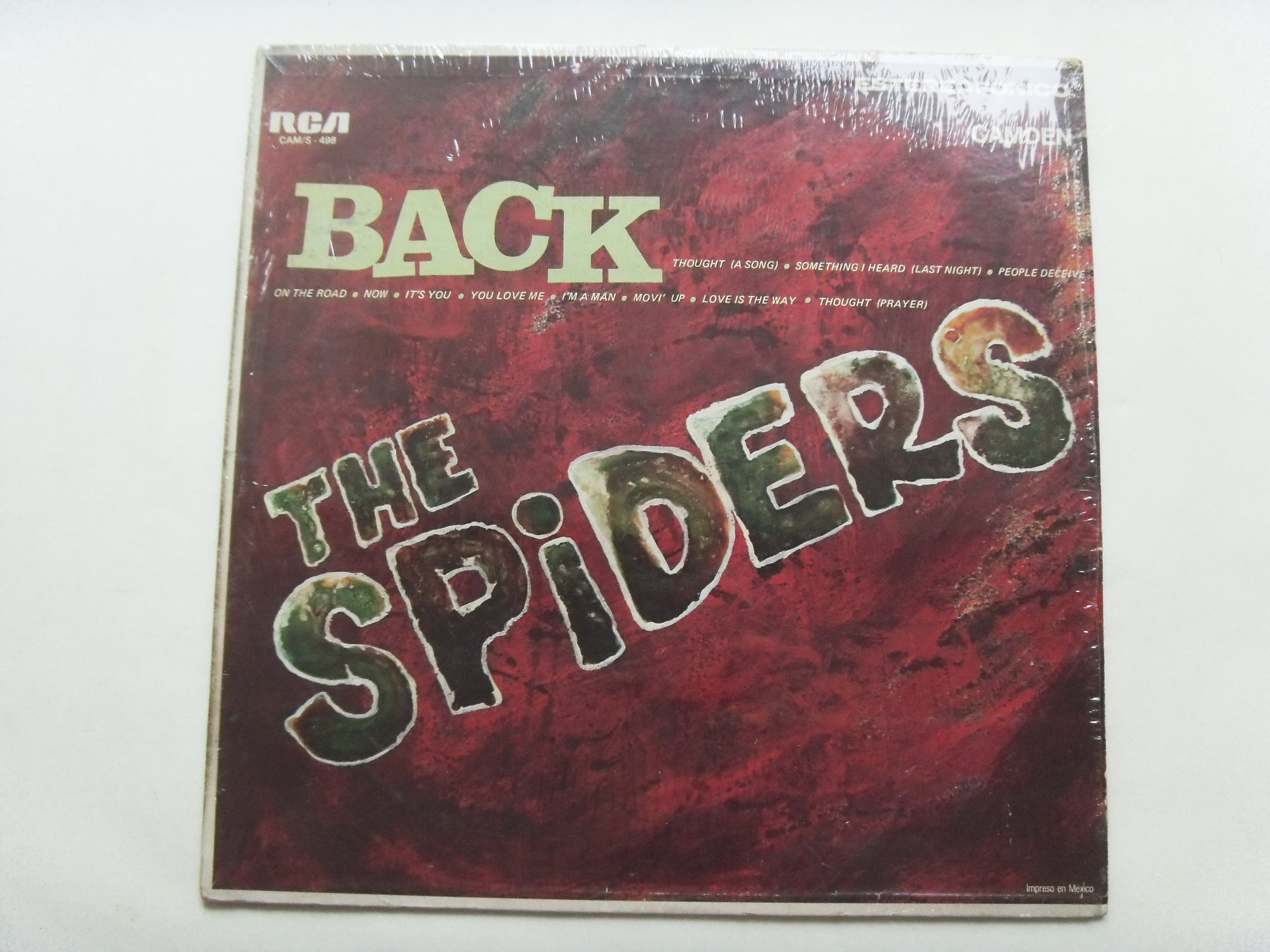 SPIDERS Back - COVER ONLY WITHOUT RECORD 2 SPIDERS Back - COVER ONLY WITHOUT RECORD 2