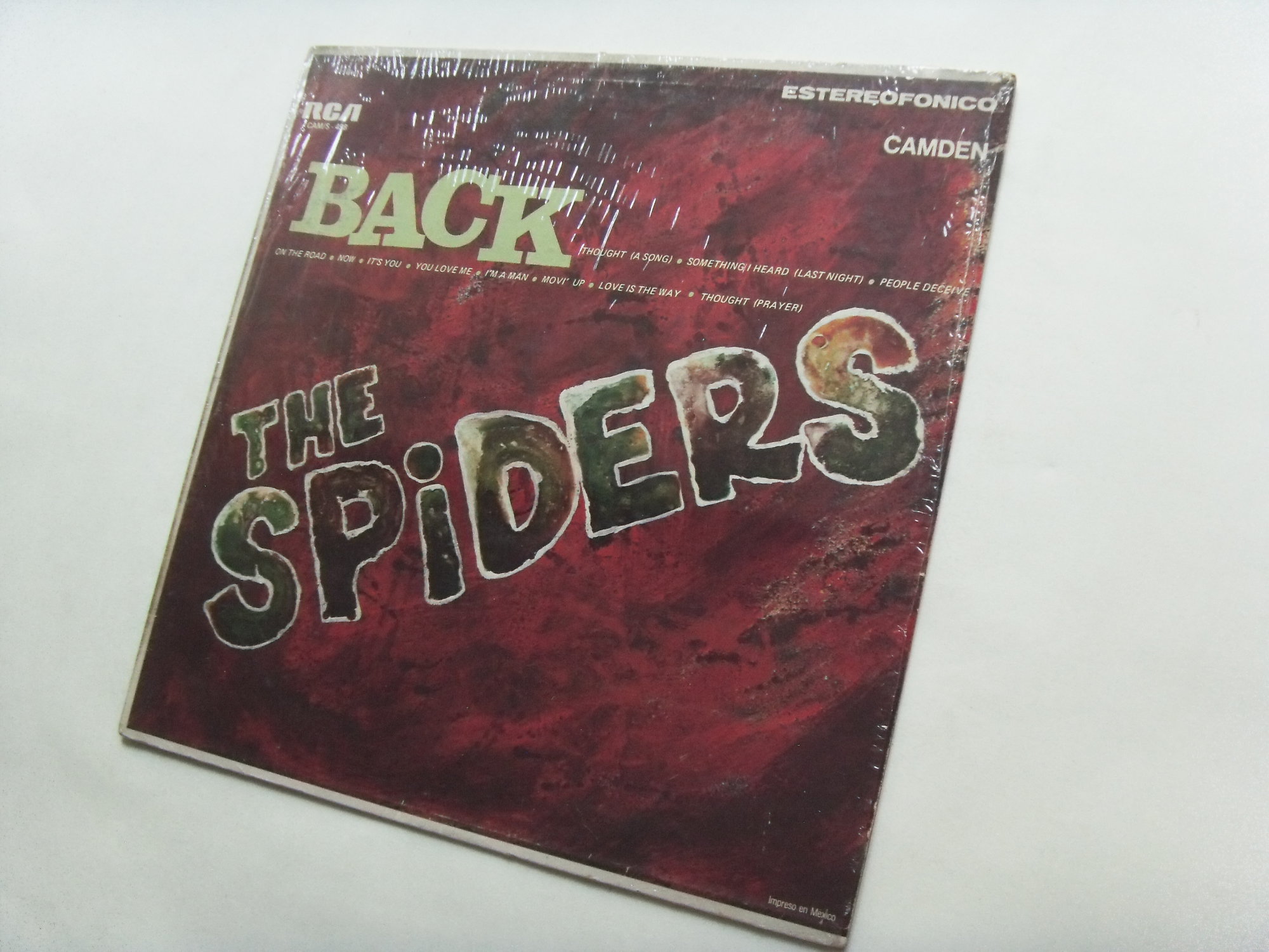 SPIDERS Back - COVER ONLY WITHOUT RECORD 2 SPIDERS Back - COVER ONLY WITHOUT RECORD 2