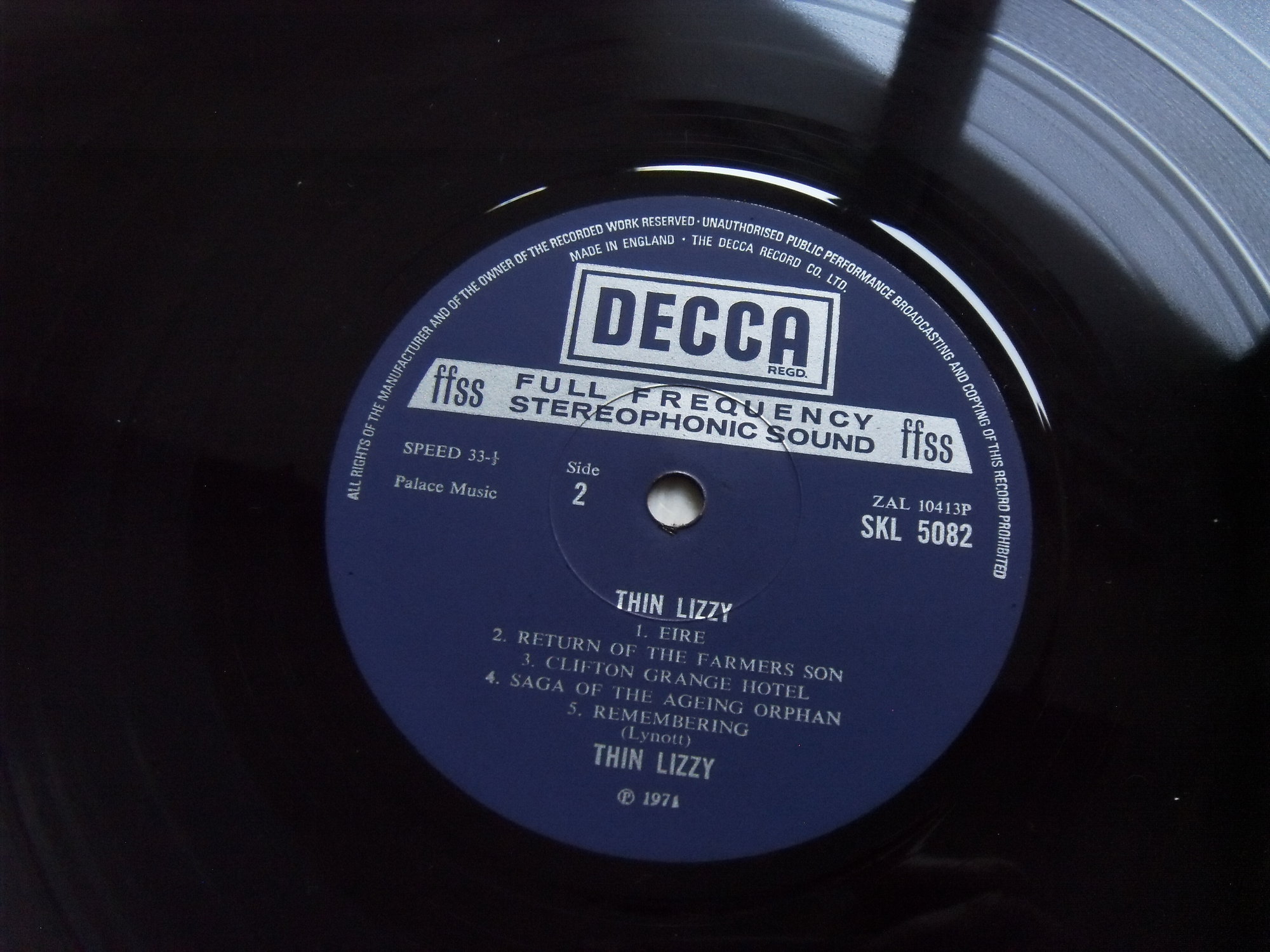 THIN LIZZY Thin Lizzy 2 THIN LIZZY Thin Lizzy 2