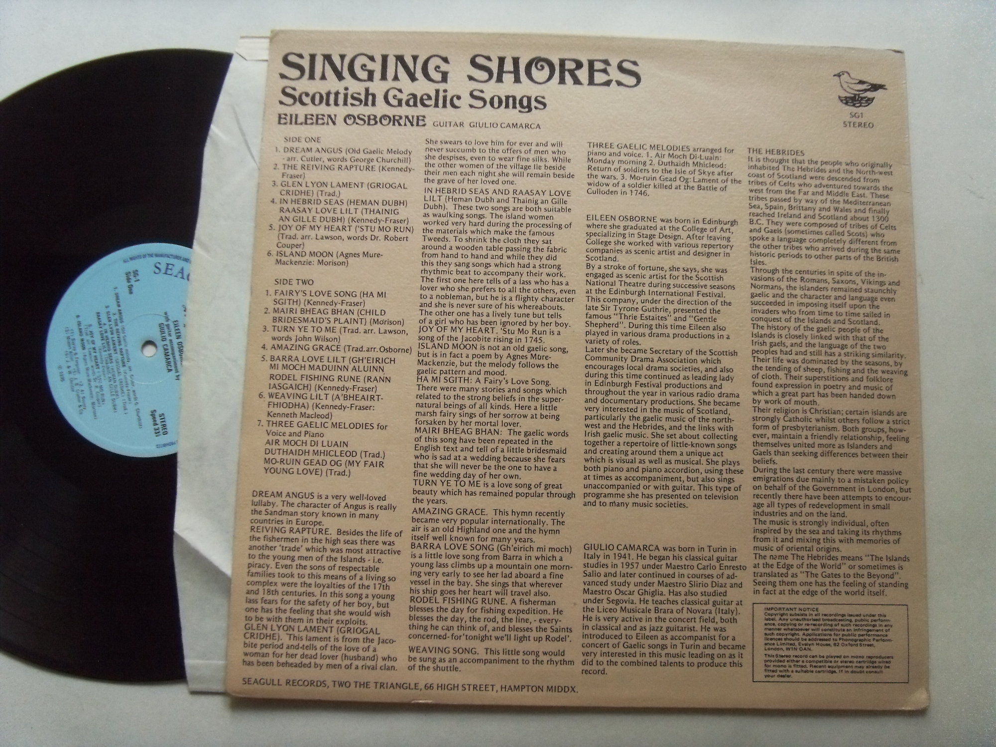 Eileen OSBORNE Singing Shores Scottish Gaelic Songs 2 Eileen OSBORNE Singing Shores Scottish Gaelic Songs 2