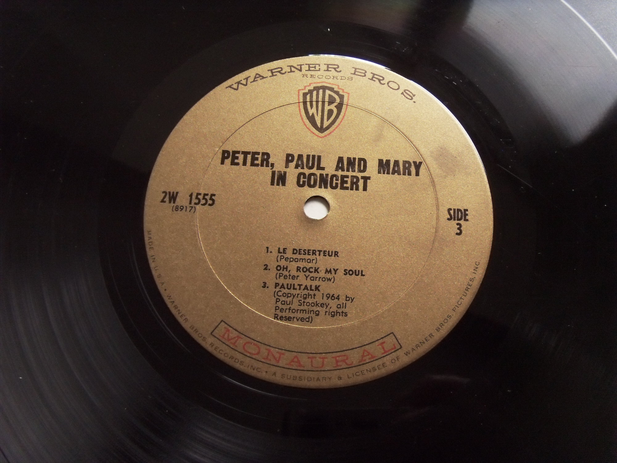 PETER, PAUL AND MARY In Concert 2 PETER, PAUL AND MARY In Concert 2