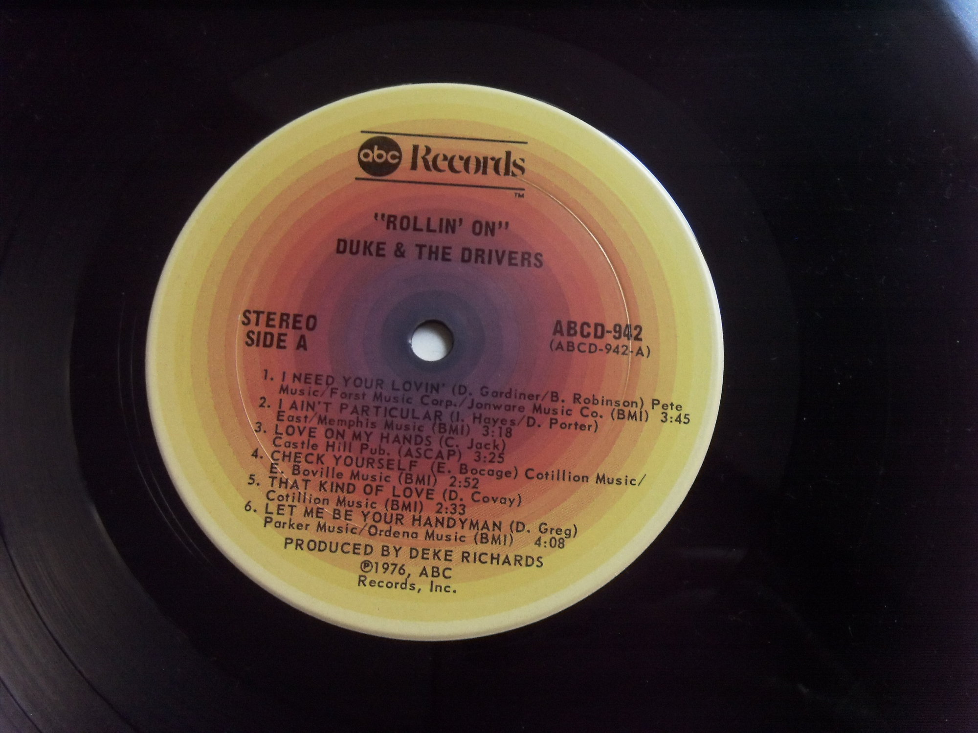DUKE & THE DRIVERS Rollin' On 2 DUKE & THE DRIVERS Rollin' On 2