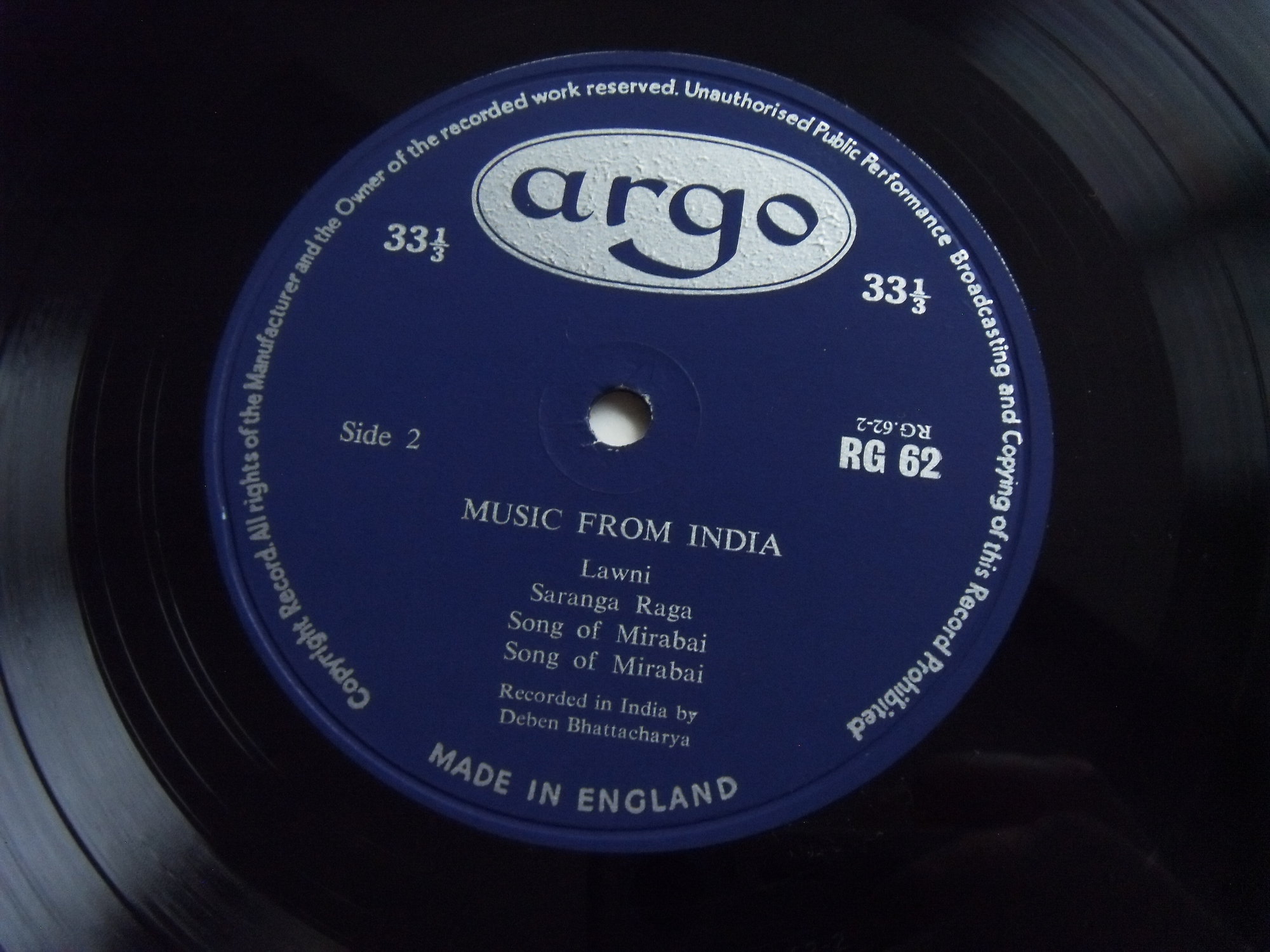 MUSIC FROM INDIA Songs from Bombay 2 MUSIC FROM INDIA Songs from Bombay 2
